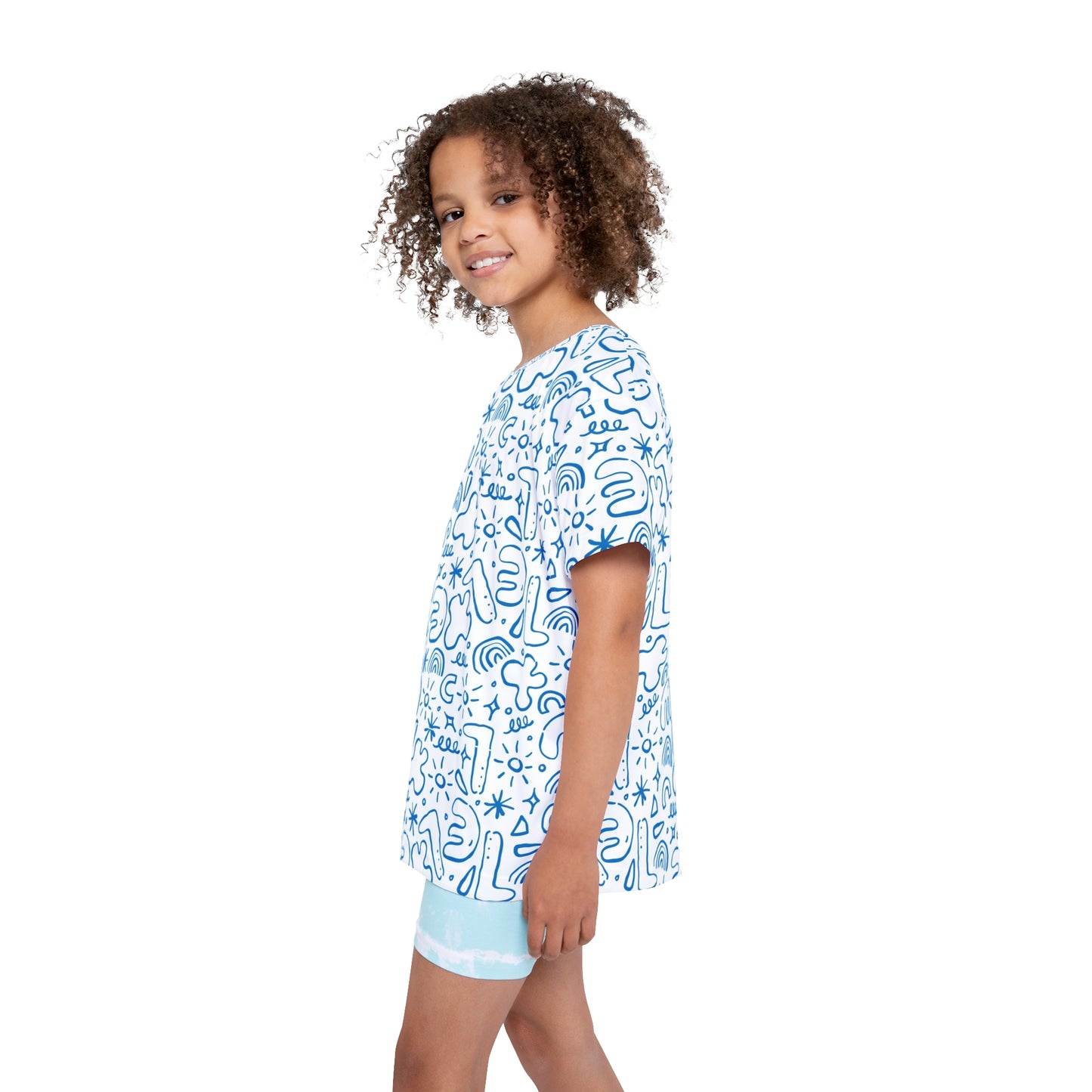 Kids Sports Jersey Doodle All over print