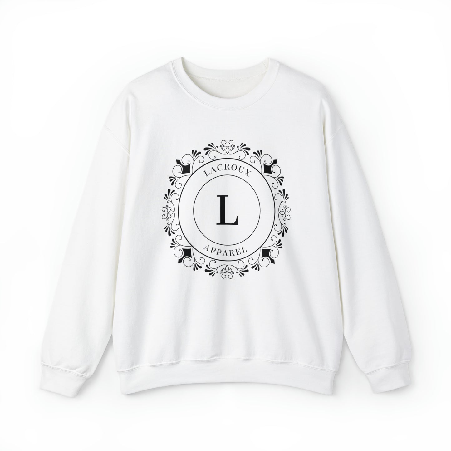 Men and Women Heavy Blend™ Crewneck Sweatshirt 'Lacroux Logo'