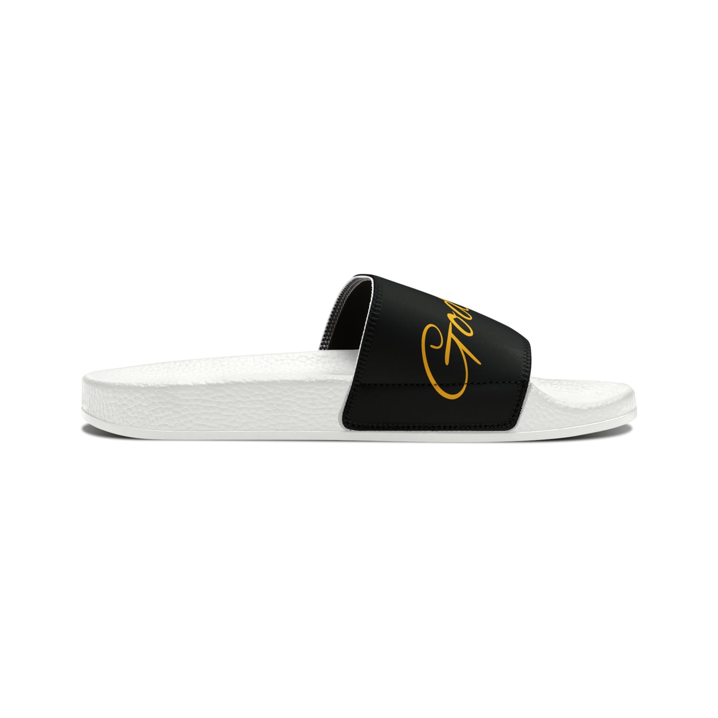 Men and Women PU Slide Sandals God Is One 10
