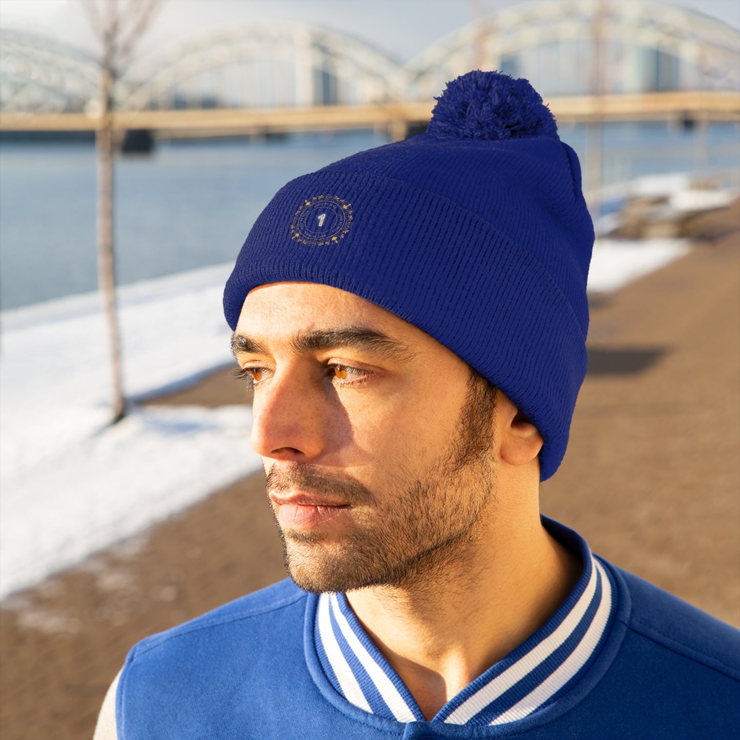 Pom Pom Beanie - Head wear (God is One) 11