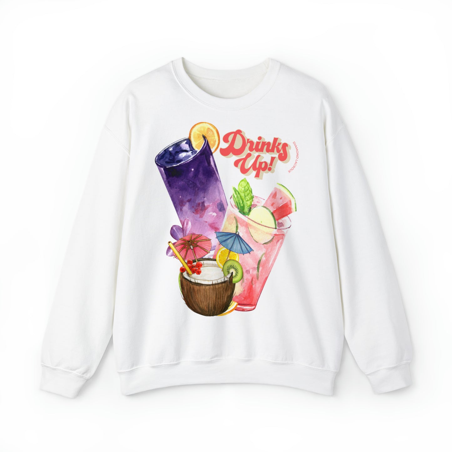 Men and Women Heavy Blend™ Crewneck Sweatshirt Summer Collection