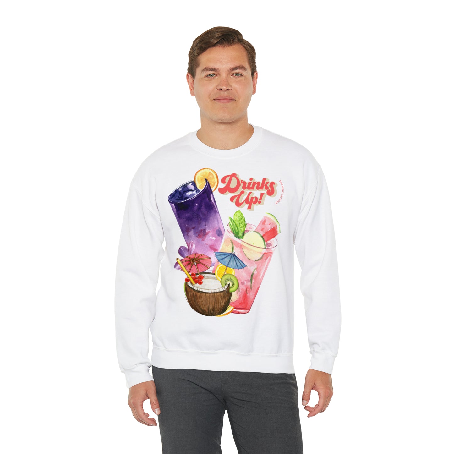 Men and Women Heavy Blend™ Crewneck Sweatshirt Summer Collection