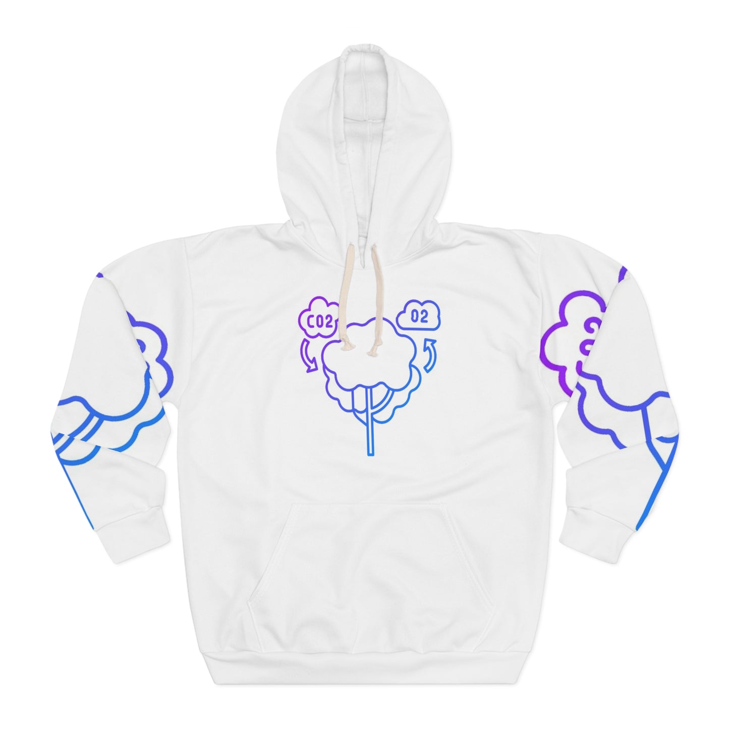 Men and Women Pullover Hoodie Helping the Earth 03