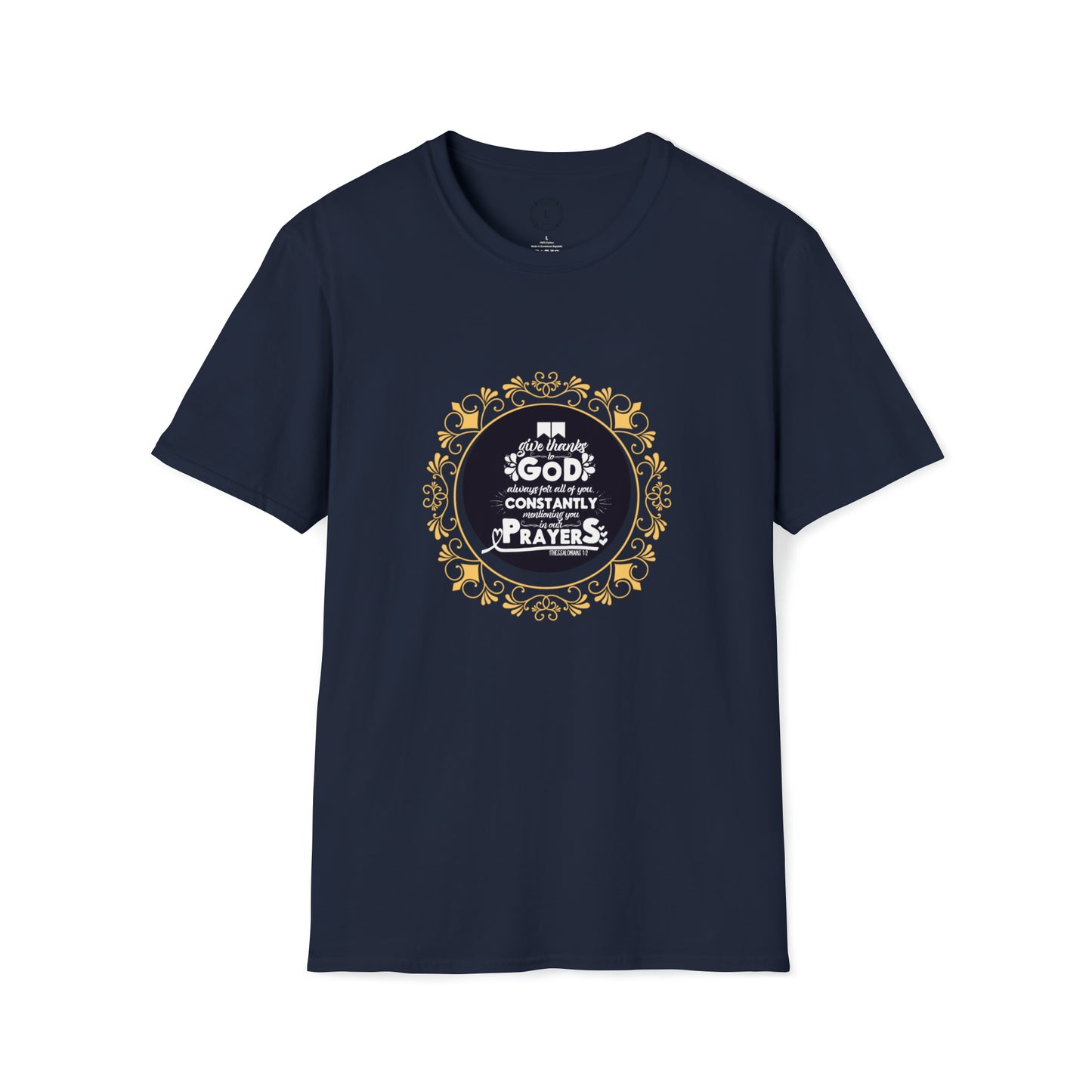 Heren & Dames Softstyle T-Shirt God is One 10
