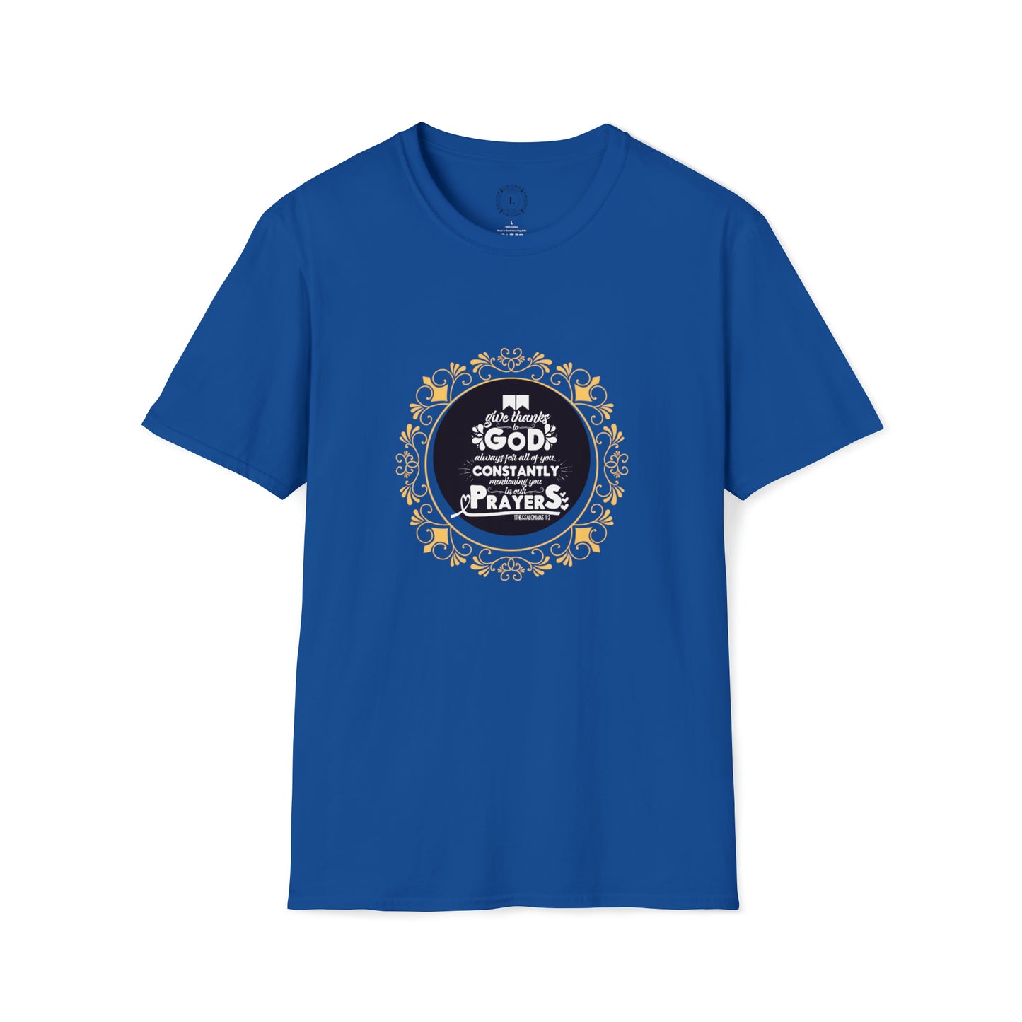 Heren & Dames Softstyle T-Shirt God is One 10