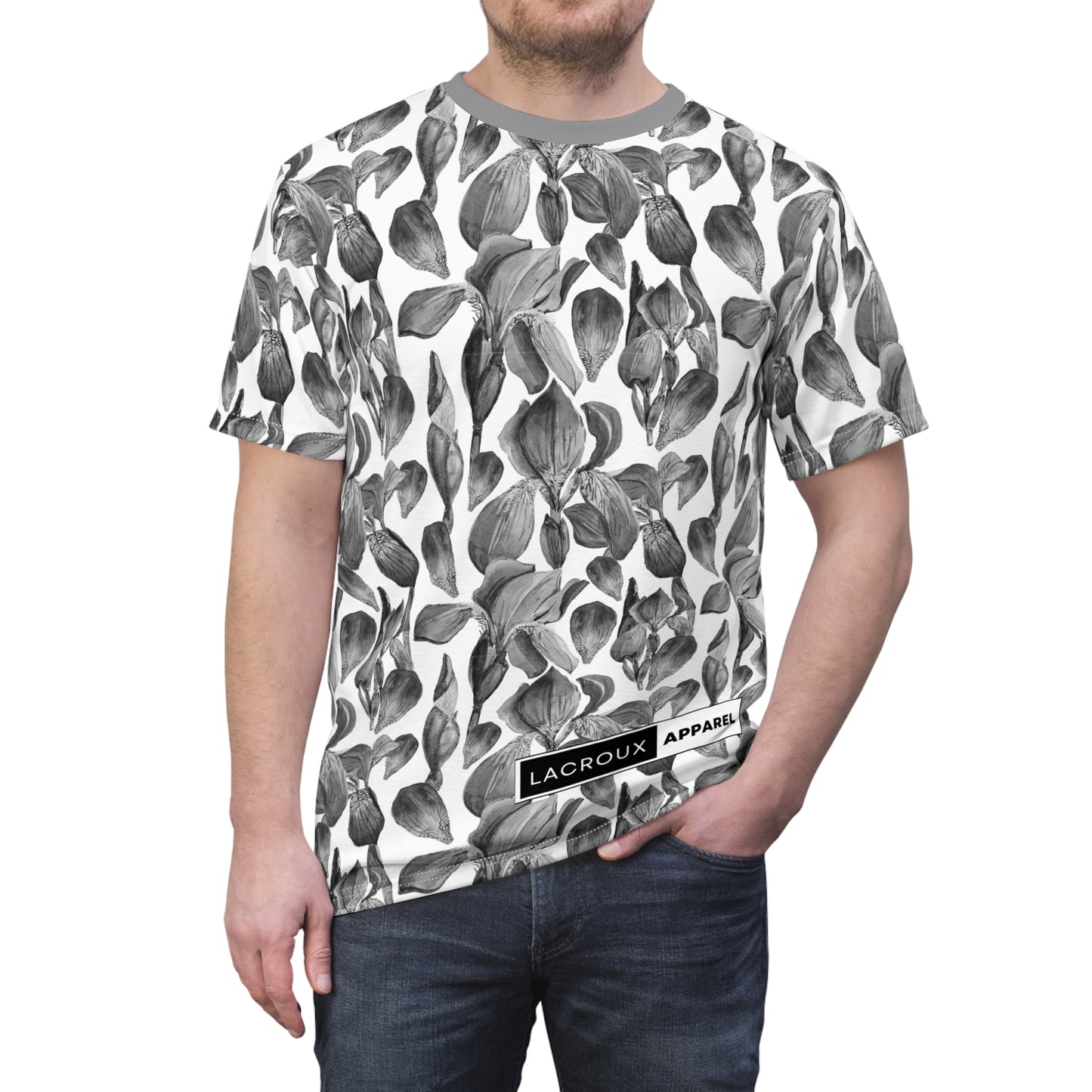 Men and Women Cut & Sew Tee Flower Petals All over print