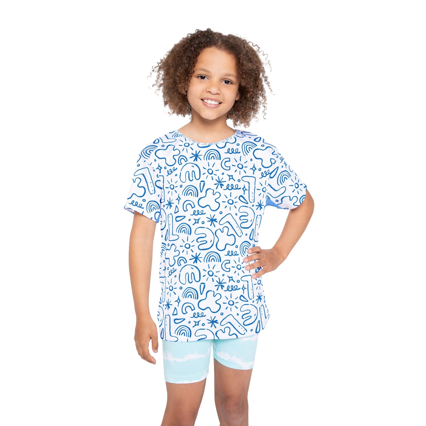 Kids Sports Jersey Doodle All over print