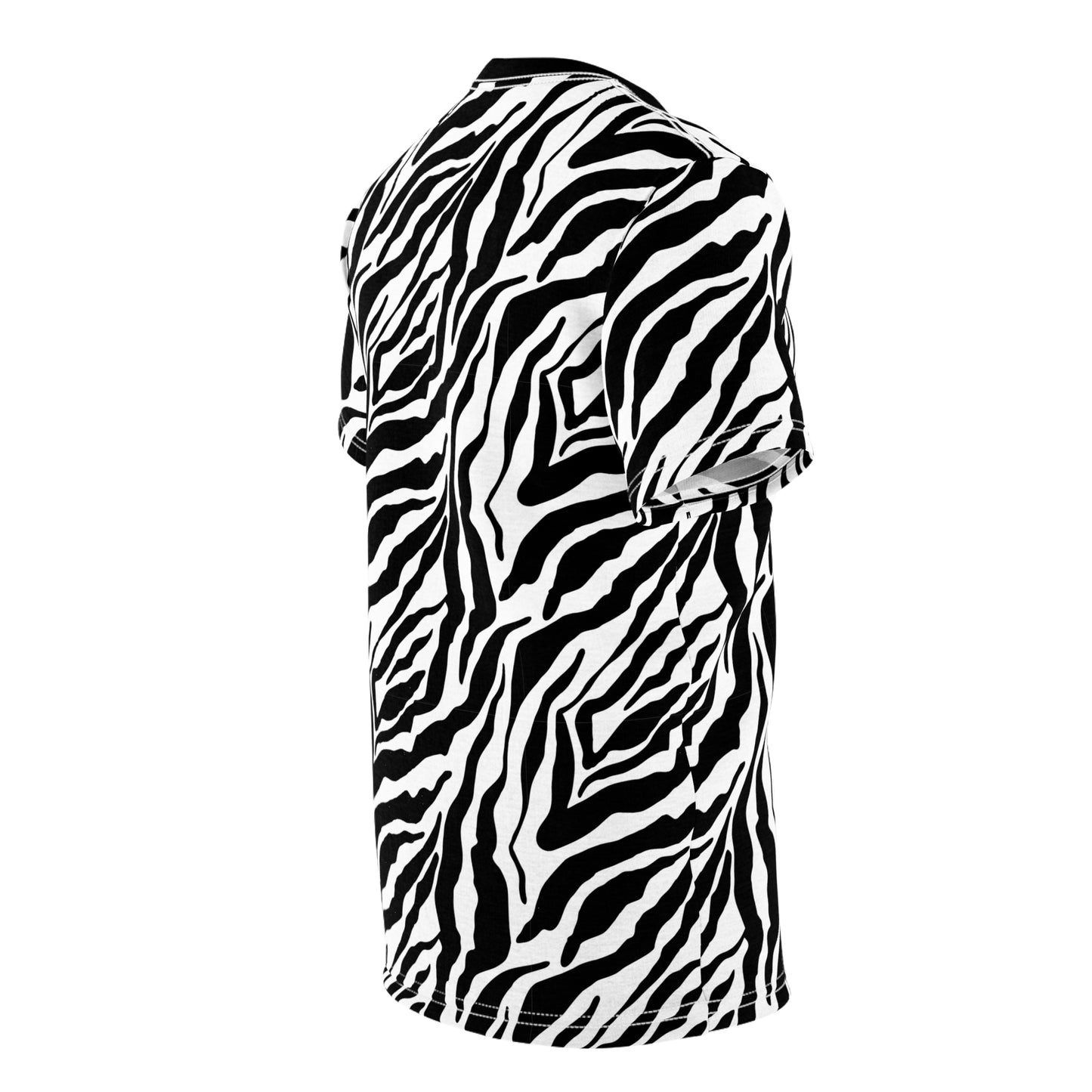 Men and Women Cut & Sew Tee Zebra Allover print