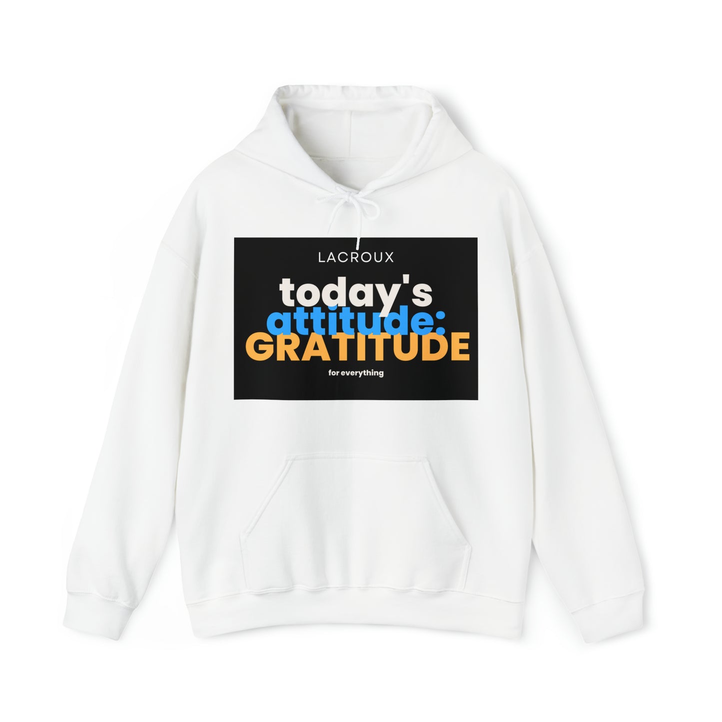 Men and Women Heavy Blend™ Wear Motivation 011-Hooded Sweatshirt 'GRATITUDE'.