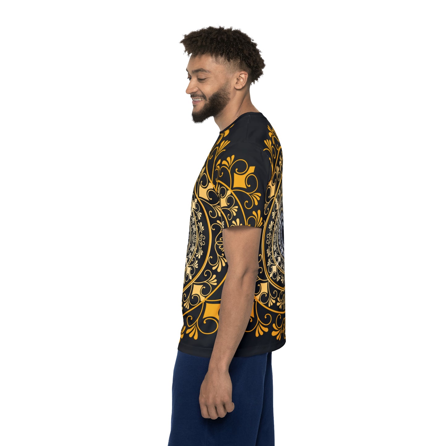 Men's Sports Jersey (AOP) Lacroux Logo Collection Sunburst