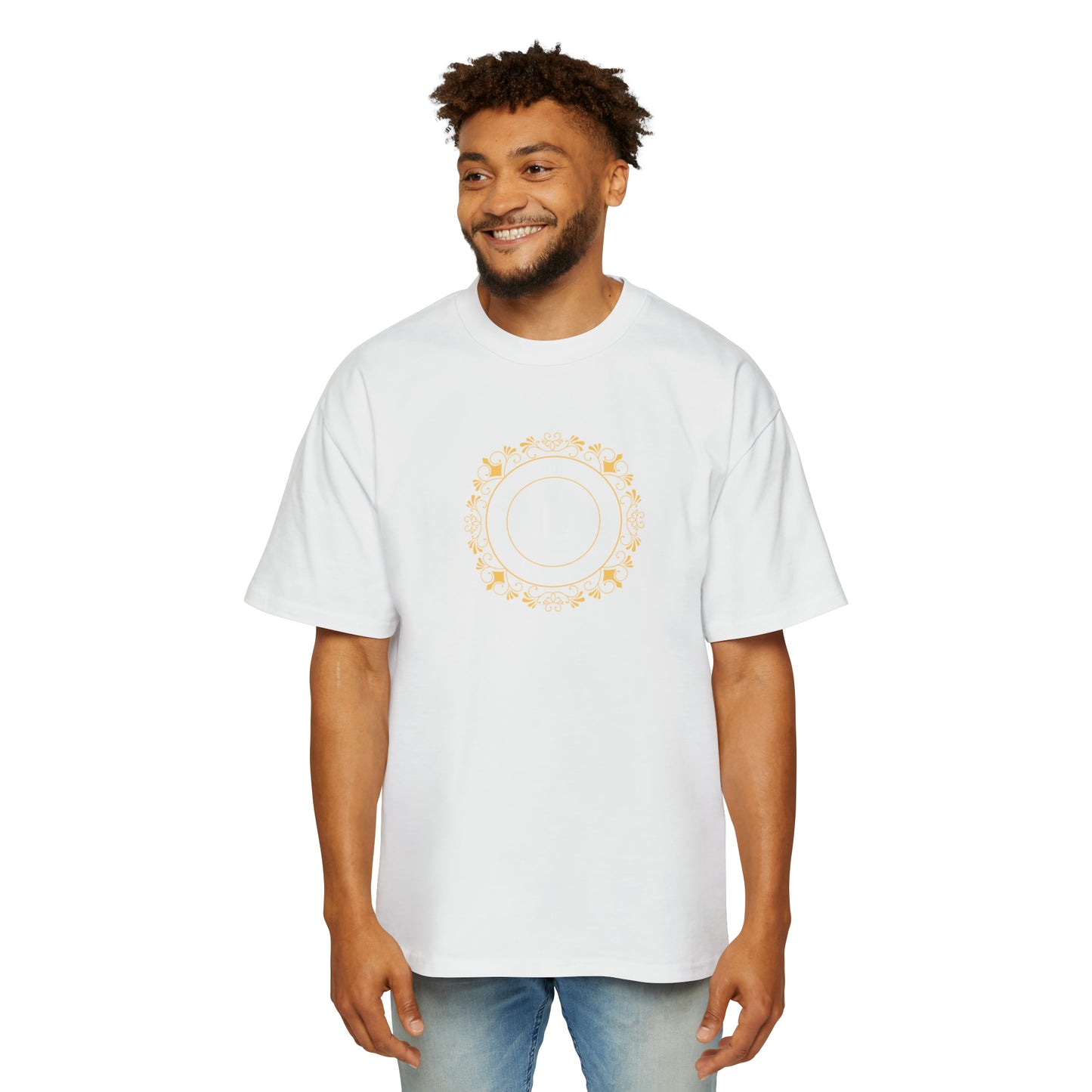 Men's Heavy Oversized Tee Lacroux Logo