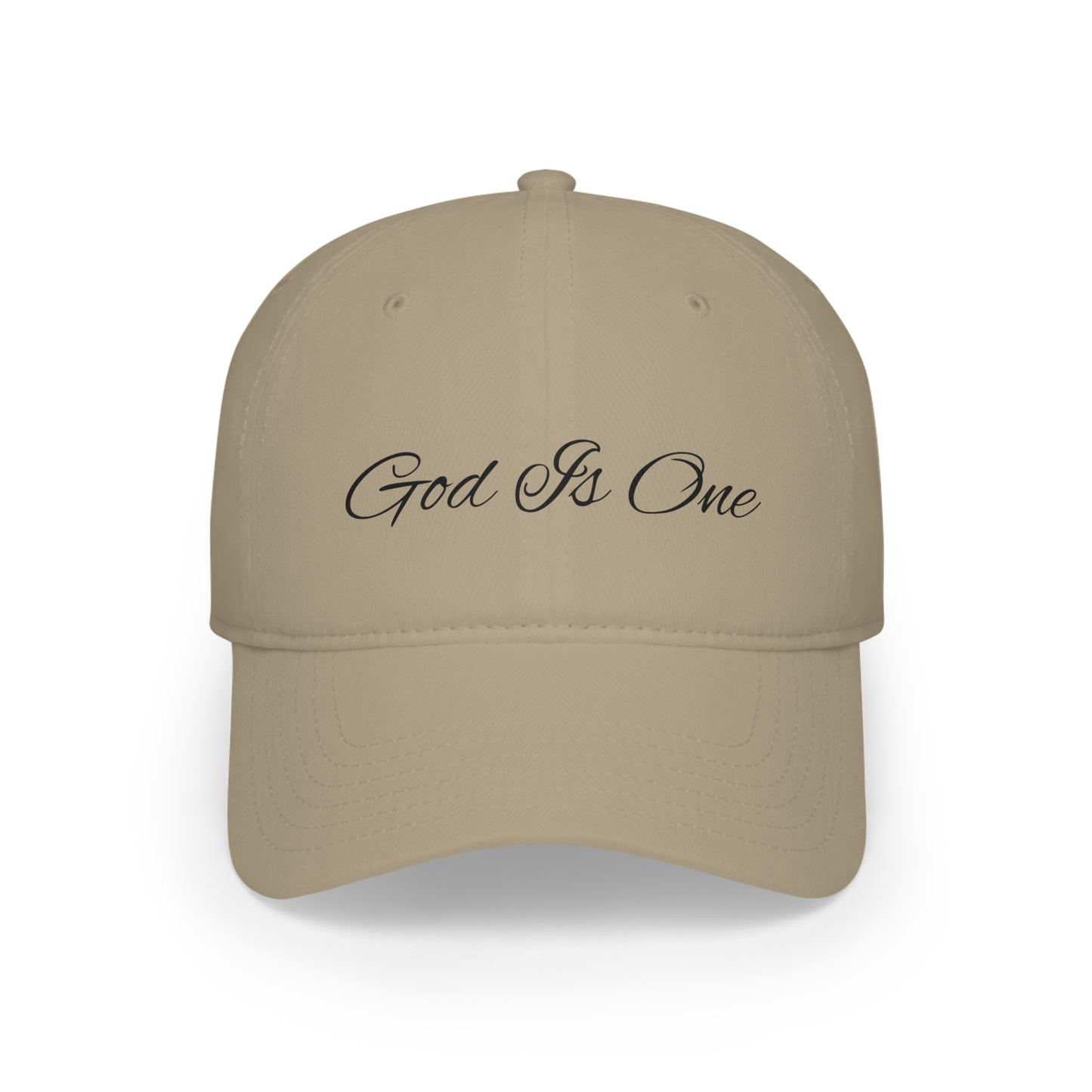 Low Profile Baseball Cap - Head wear (God is One) 09