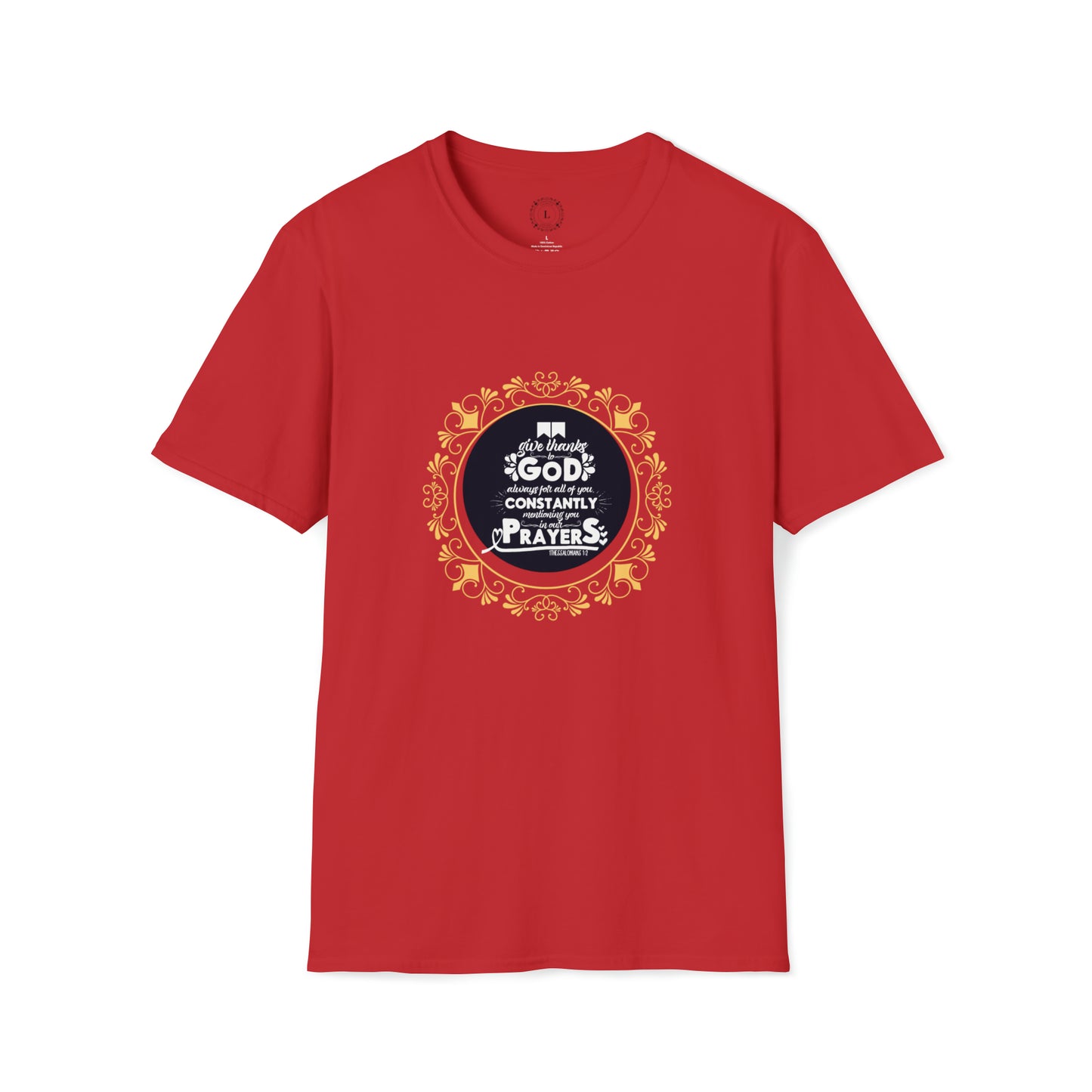 Heren & Dames Softstyle T-Shirt God is One 10