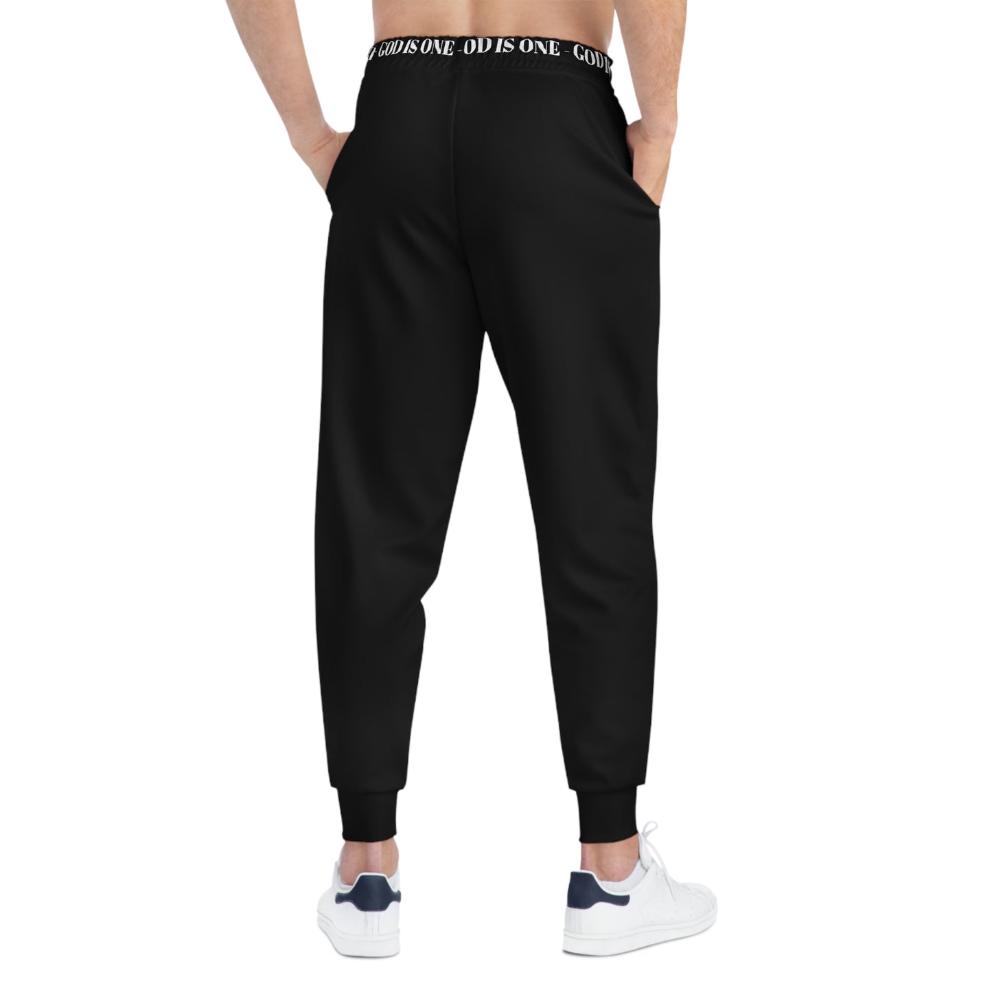 Athletic Joggers (AOP) Men's Bottoms God Is One 09
