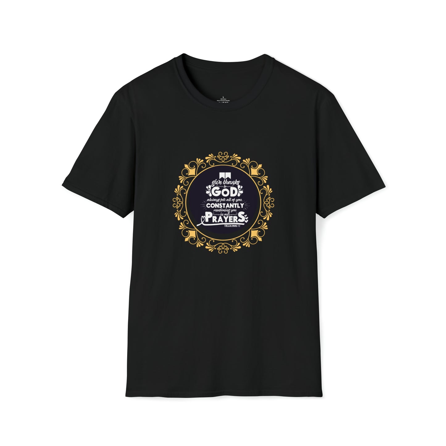 Heren & Dames Softstyle T-Shirt God is One 10