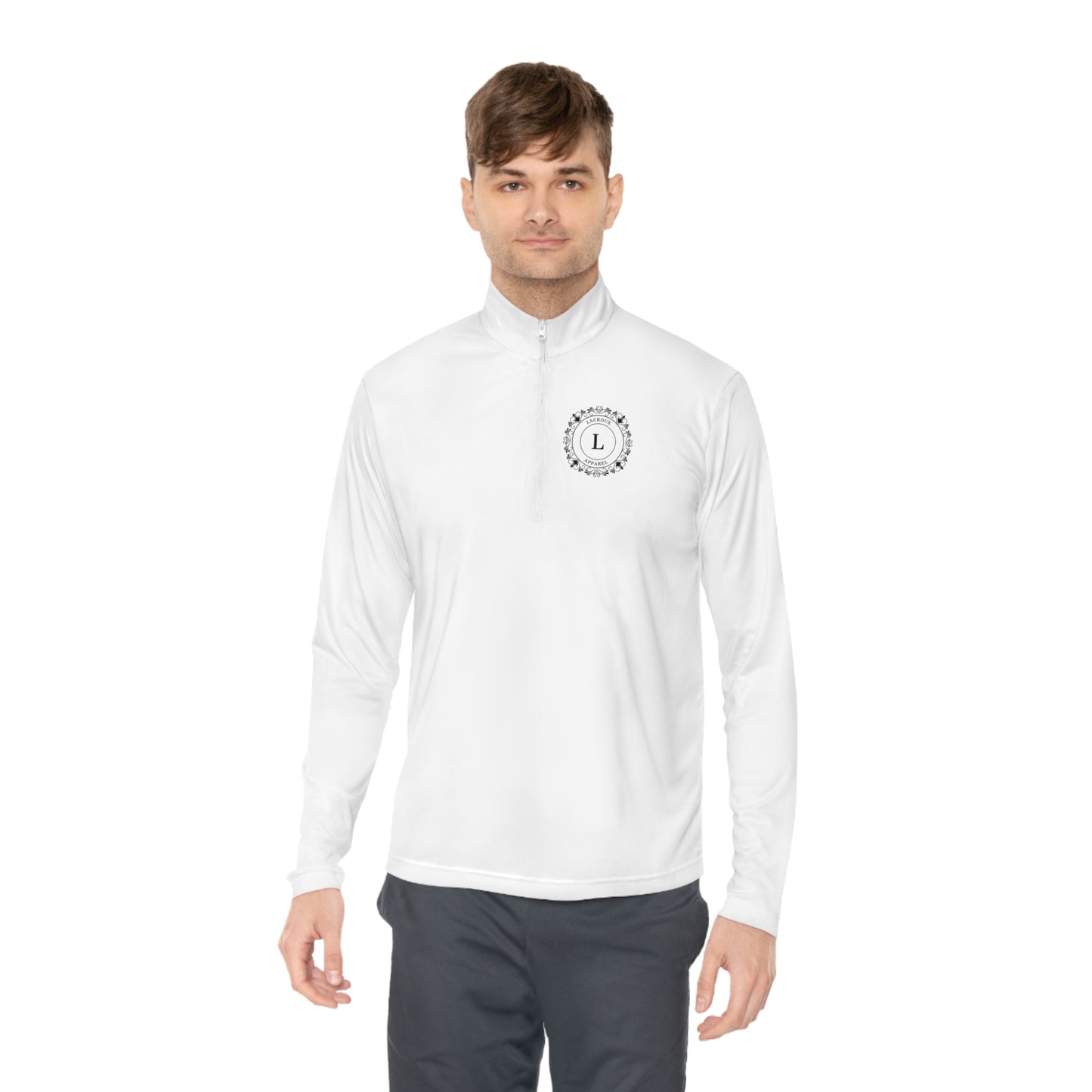 Men and Women Quarter-Zip Pullover Logo Collection