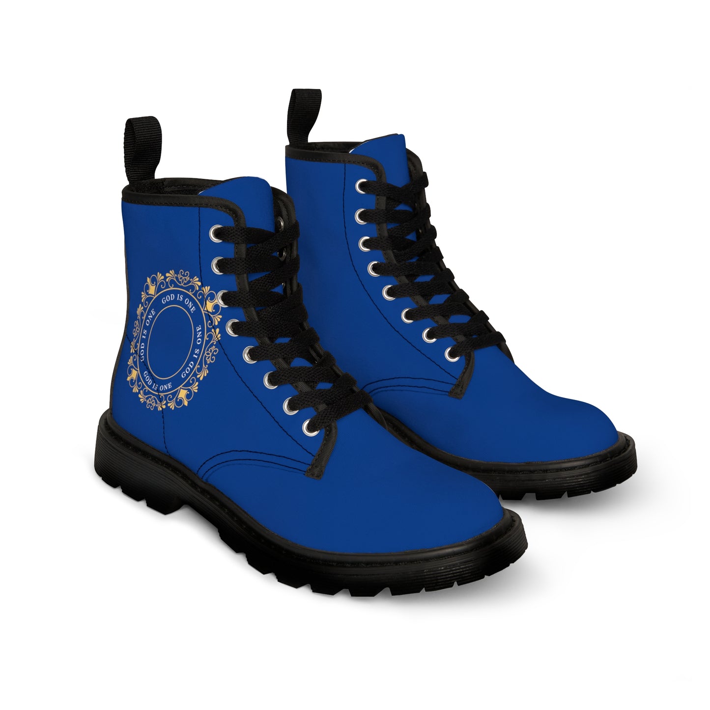 Men and Women Canvas Boots God is One 02