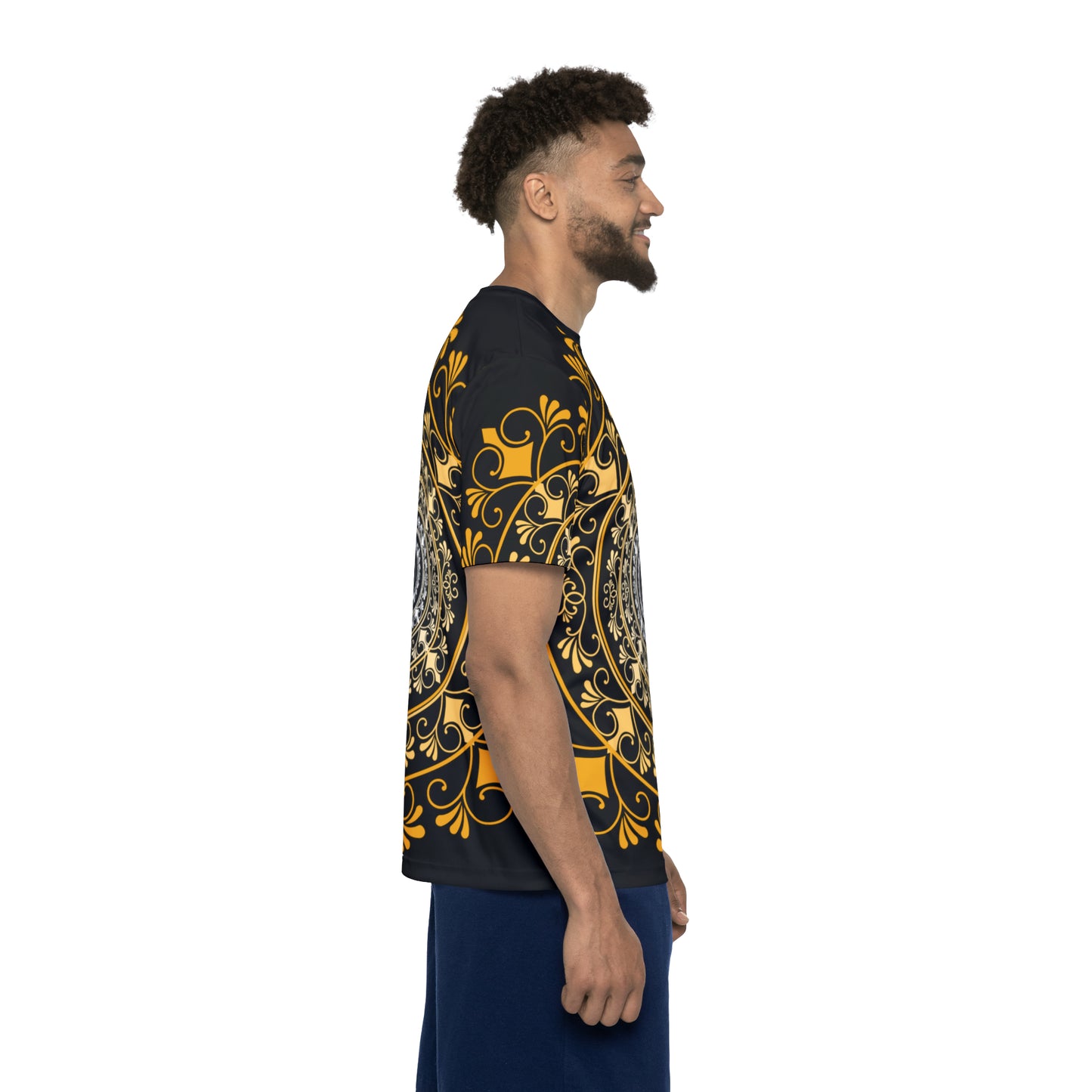 Men's Sports Jersey (AOP) Lacroux Logo Collection Sunburst