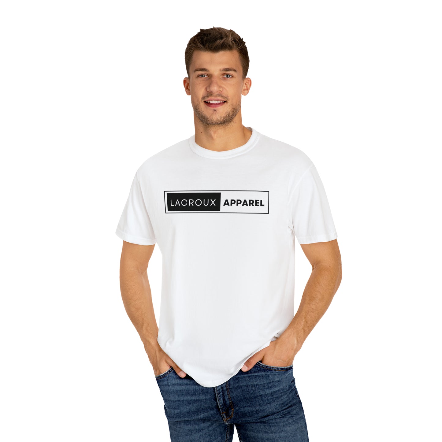 Men and Women 'Lacroux Logo Collection' -Dyed T-shirt
