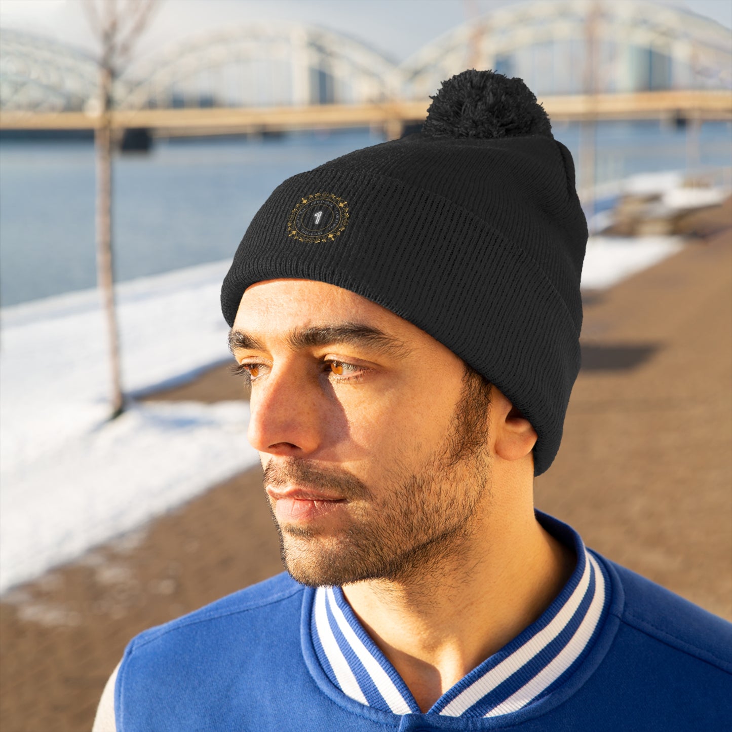 Pom Pom Beanie - Head wear (God is One) 11