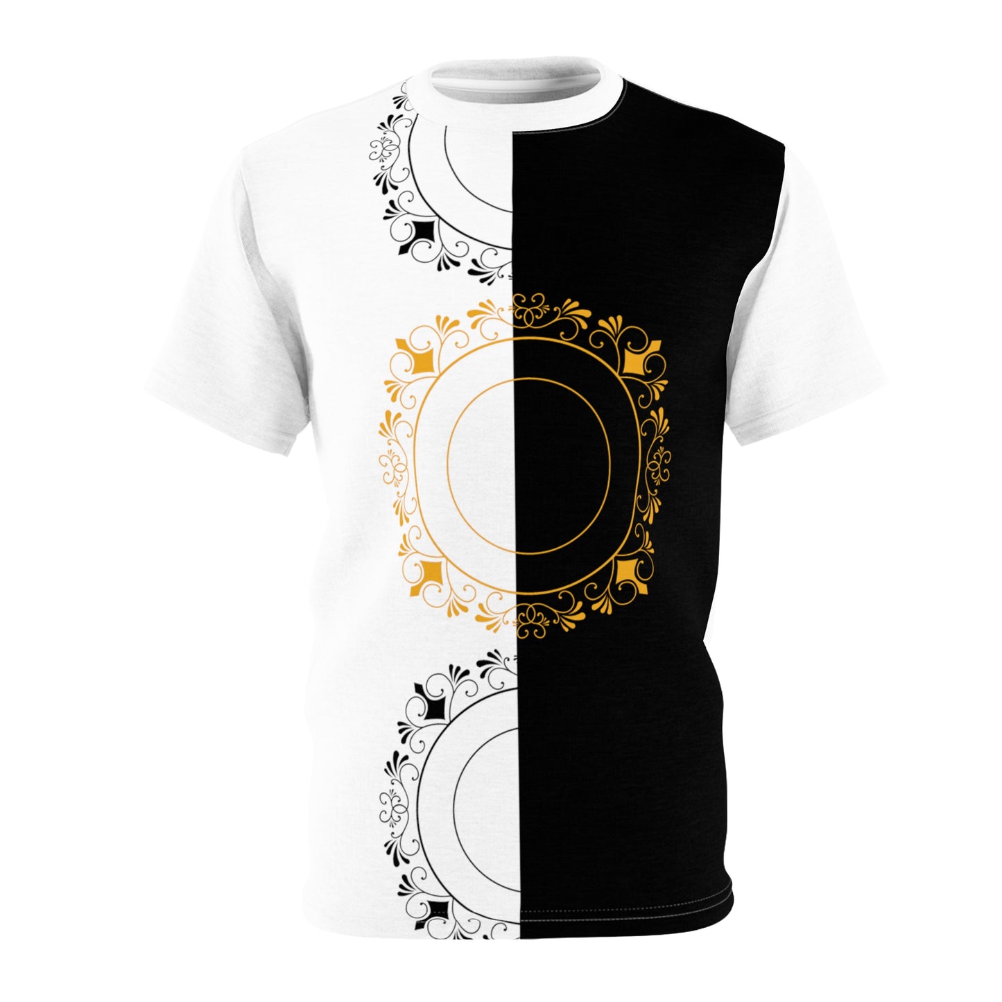 Men and Women Cut & Sew Tee (AOP) Logo Identity Collection