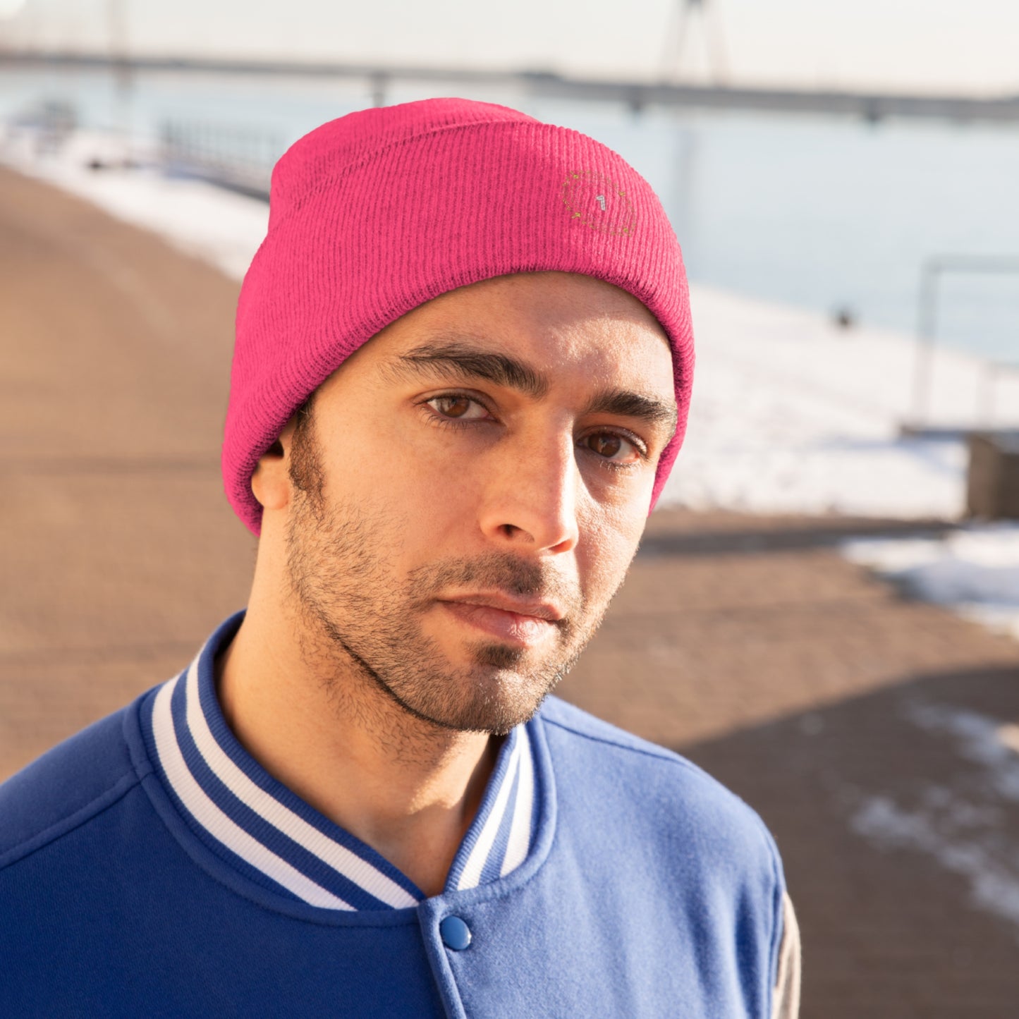 Knit Beanie - Head wear (God is One) 04