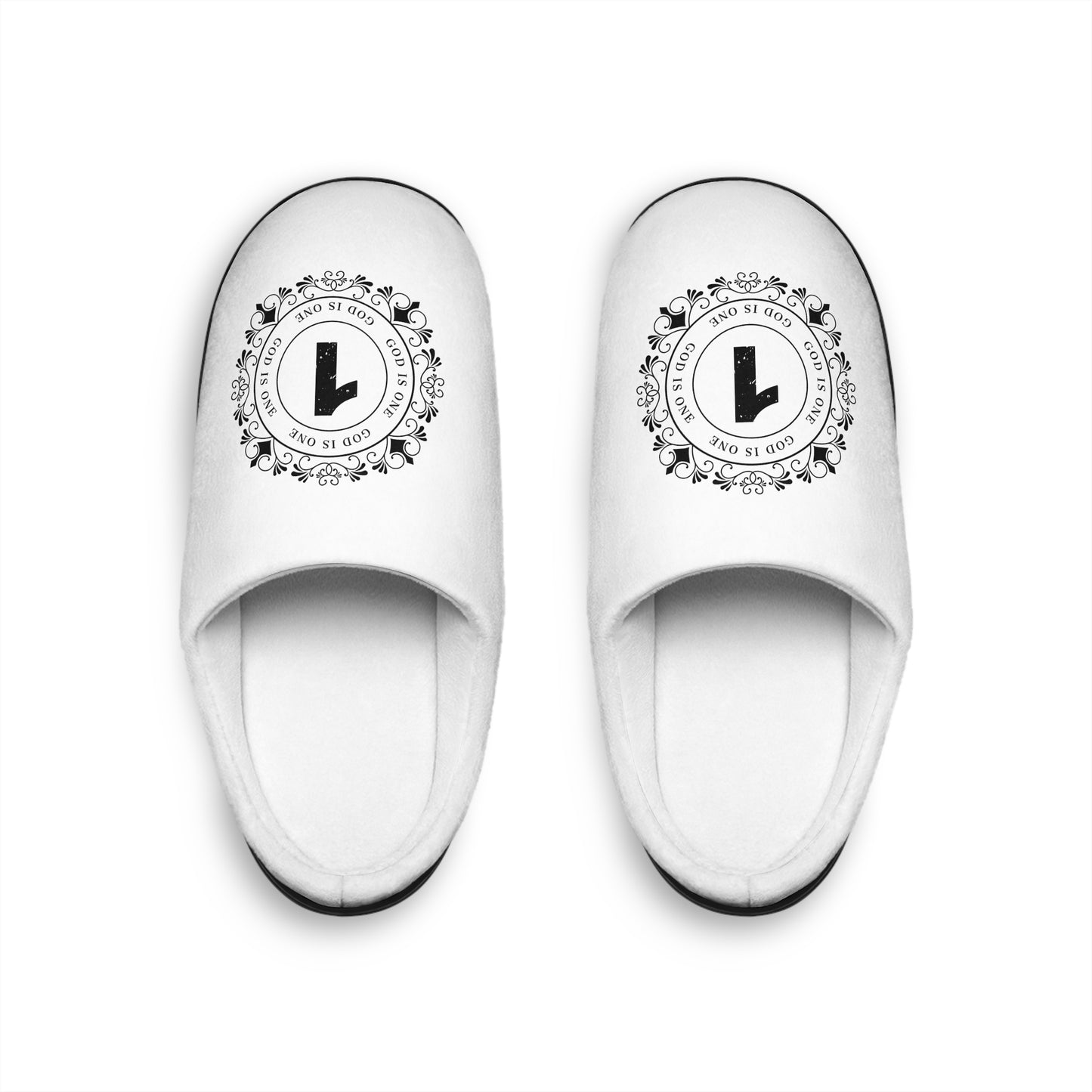 Men and Women Indoor Slippers God is One 05