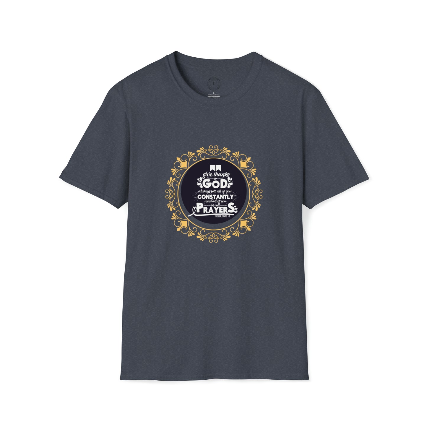 Heren & Dames Softstyle T-Shirt God is One 10