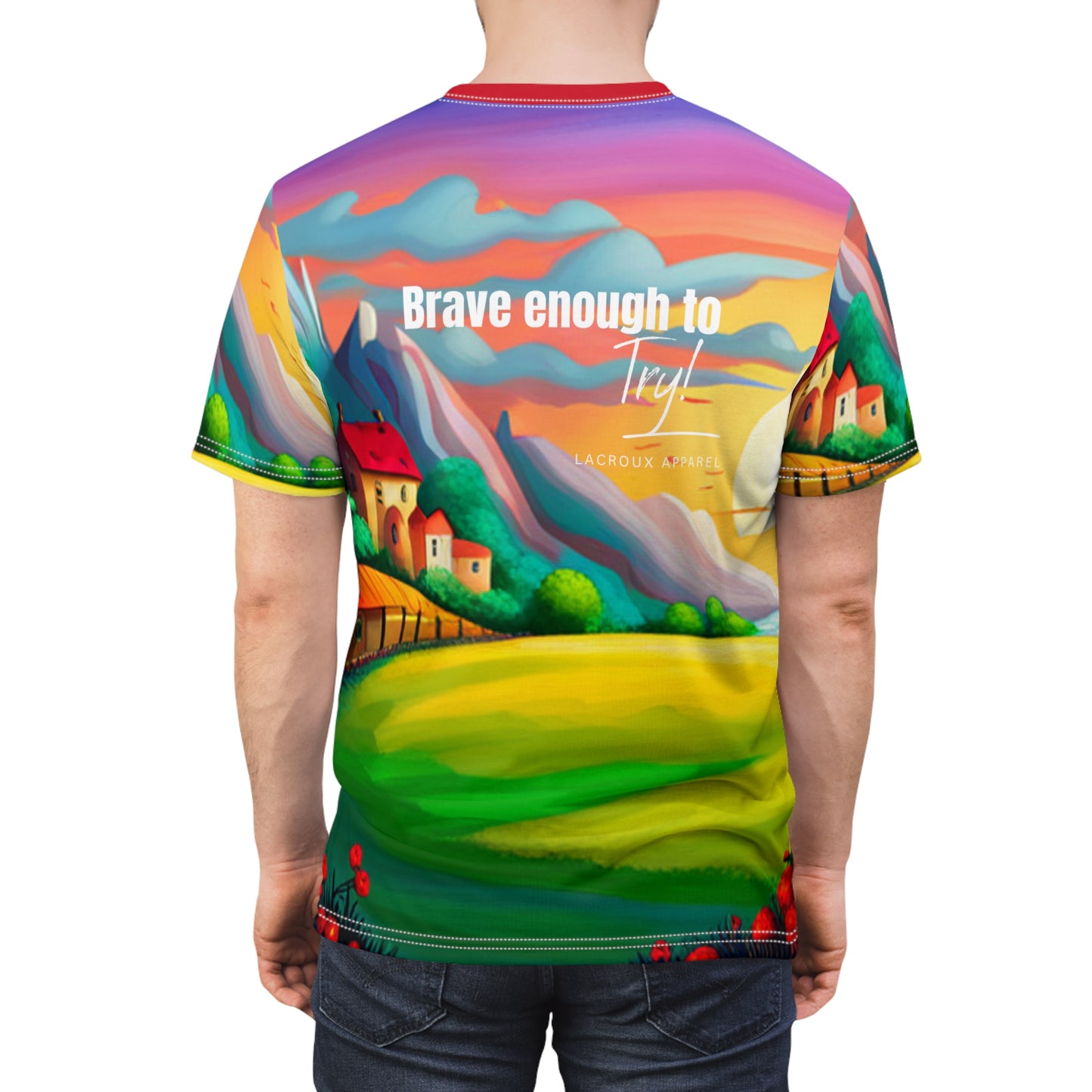 Men and Women Cut & Sew Tee Wear Motivation Daydream 07