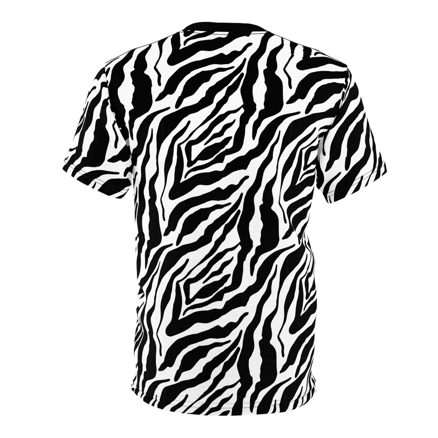 Men and Women Cut & Sew Tee Zebra Allover print