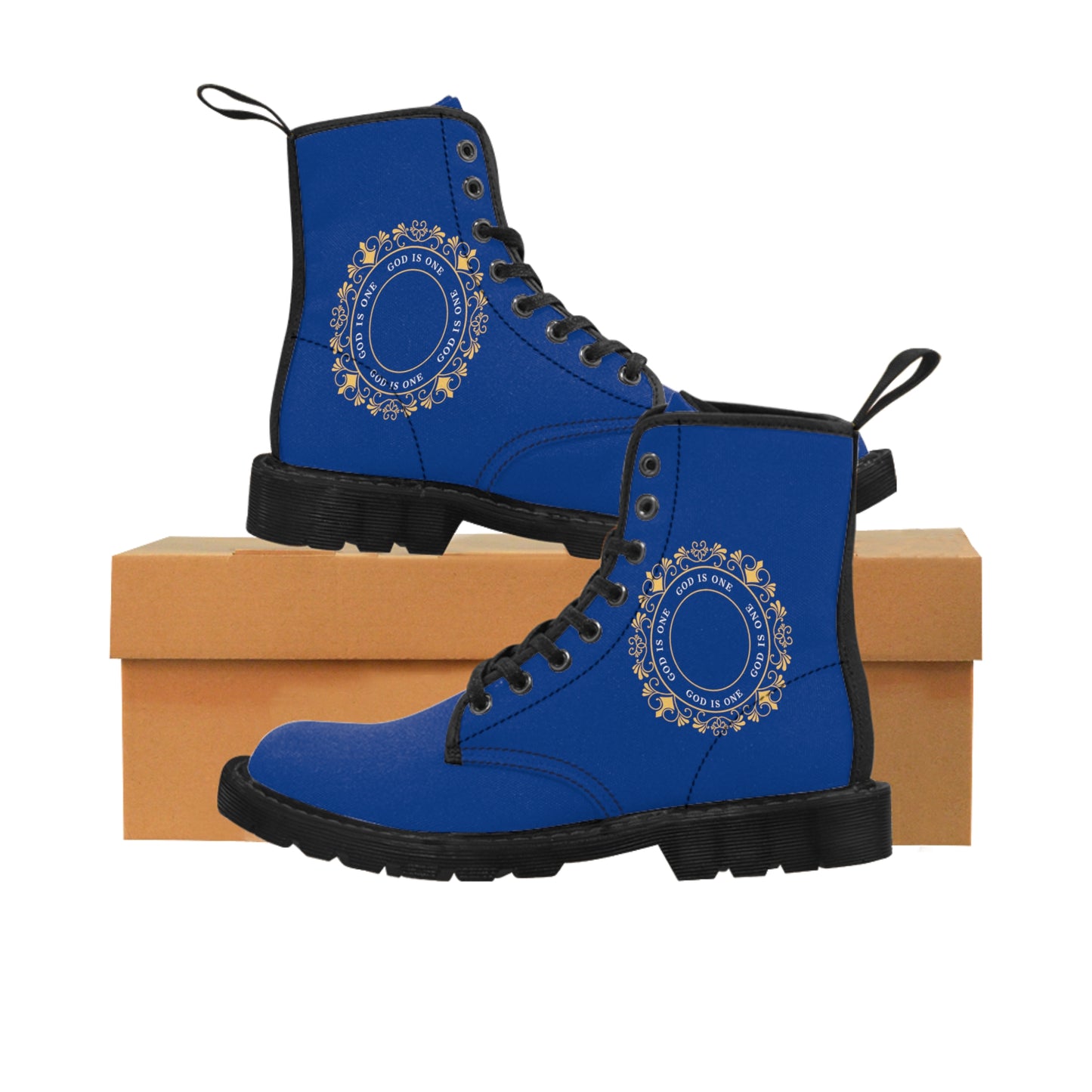 Men and Women Canvas Boots God is One 02