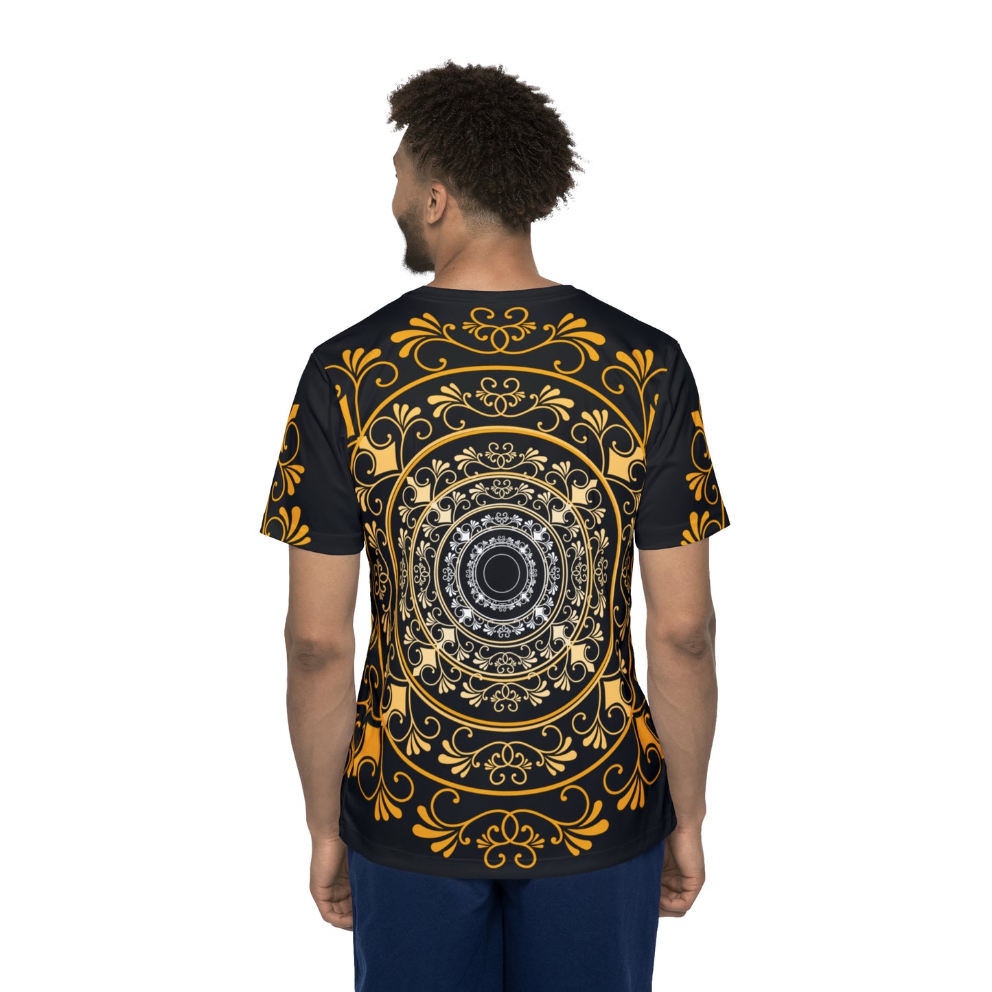 Men's Sports Jersey (AOP) Lacroux Logo Collection Sunburst