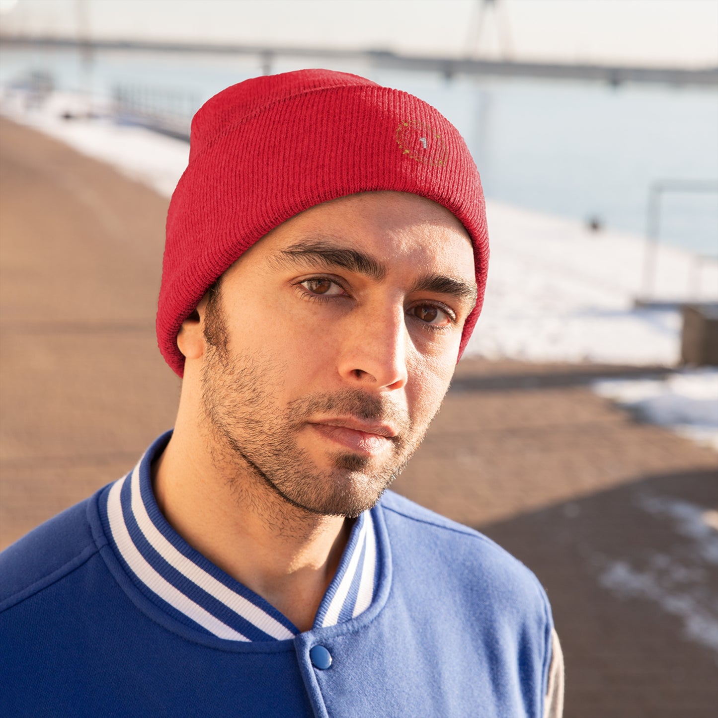Knit Beanie - Head wear (God is One) 04