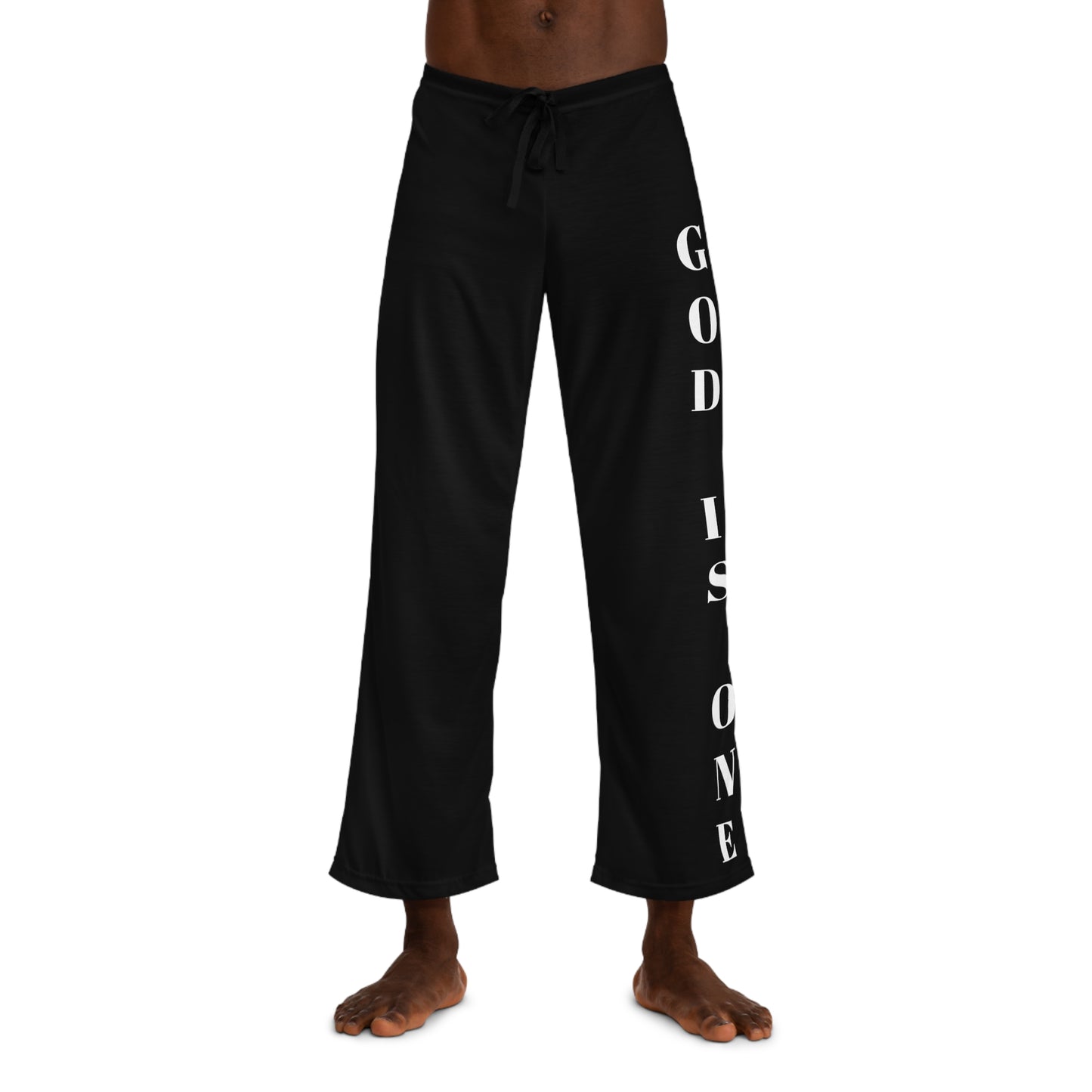 Men's Pajama Pants (AOP) Men's Bottoms God Is One 02