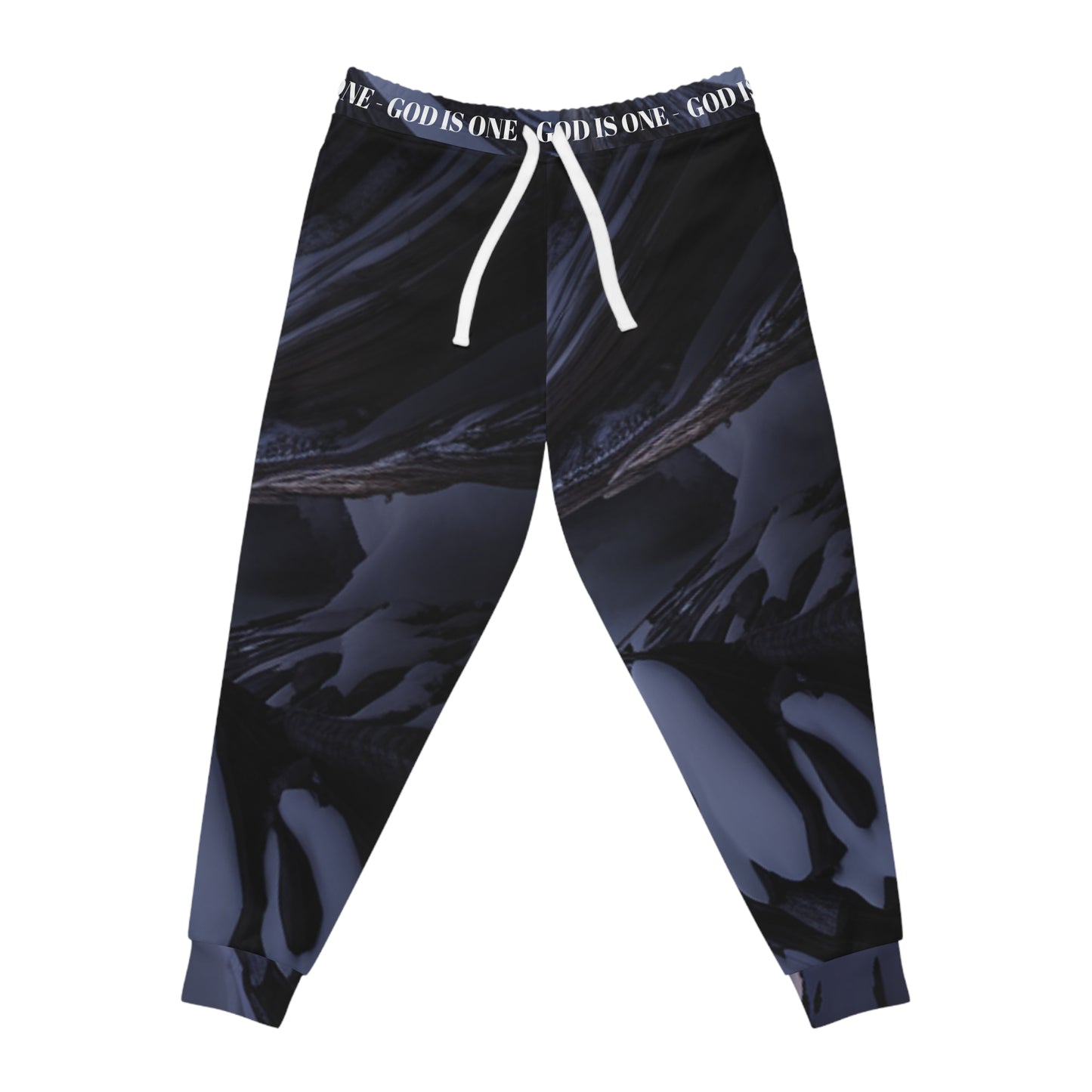 Athletic Joggers (AOP) Men's Bottoms God Is One 08