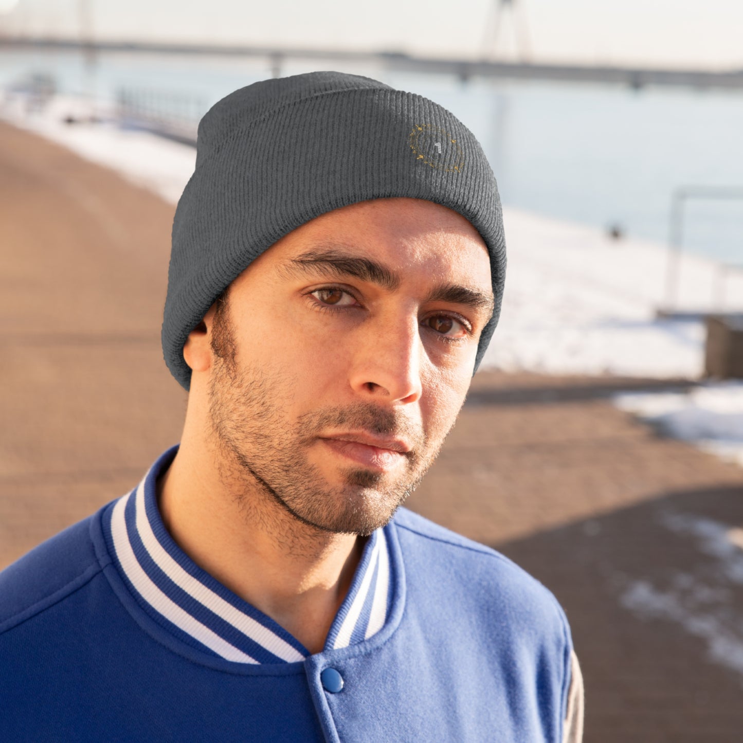 Knit Beanie - Head wear (God is One) 04