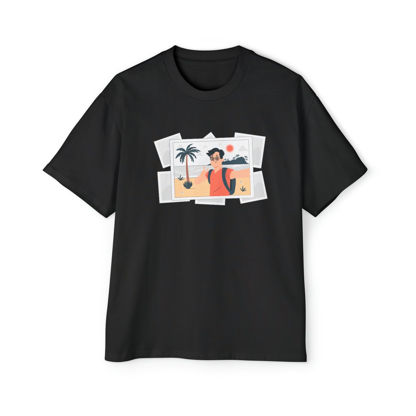 Men's Heavy Oversized Tee Selfies, The Child In me 08
