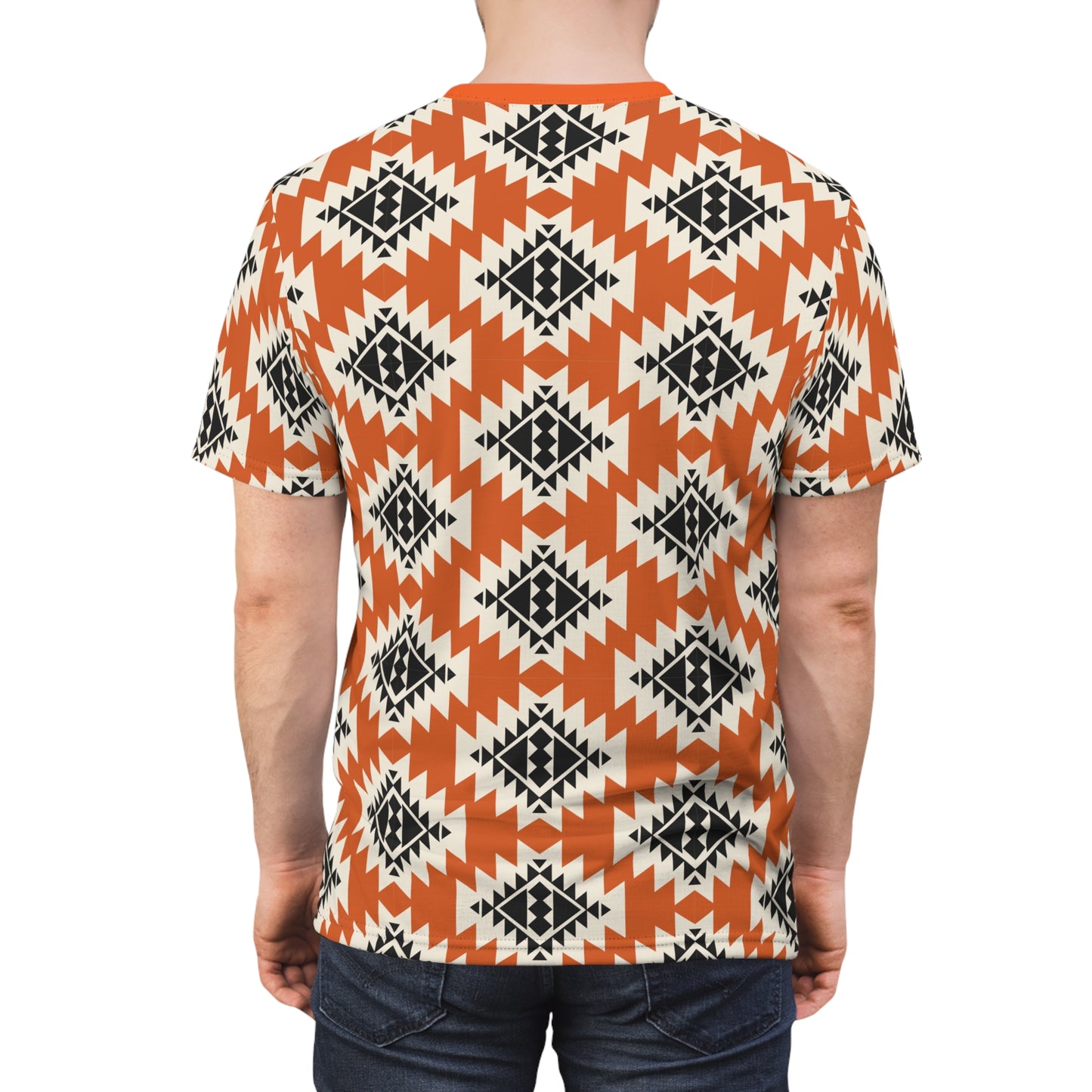 Men and Women Cut & Sew Tee Navajo All over print