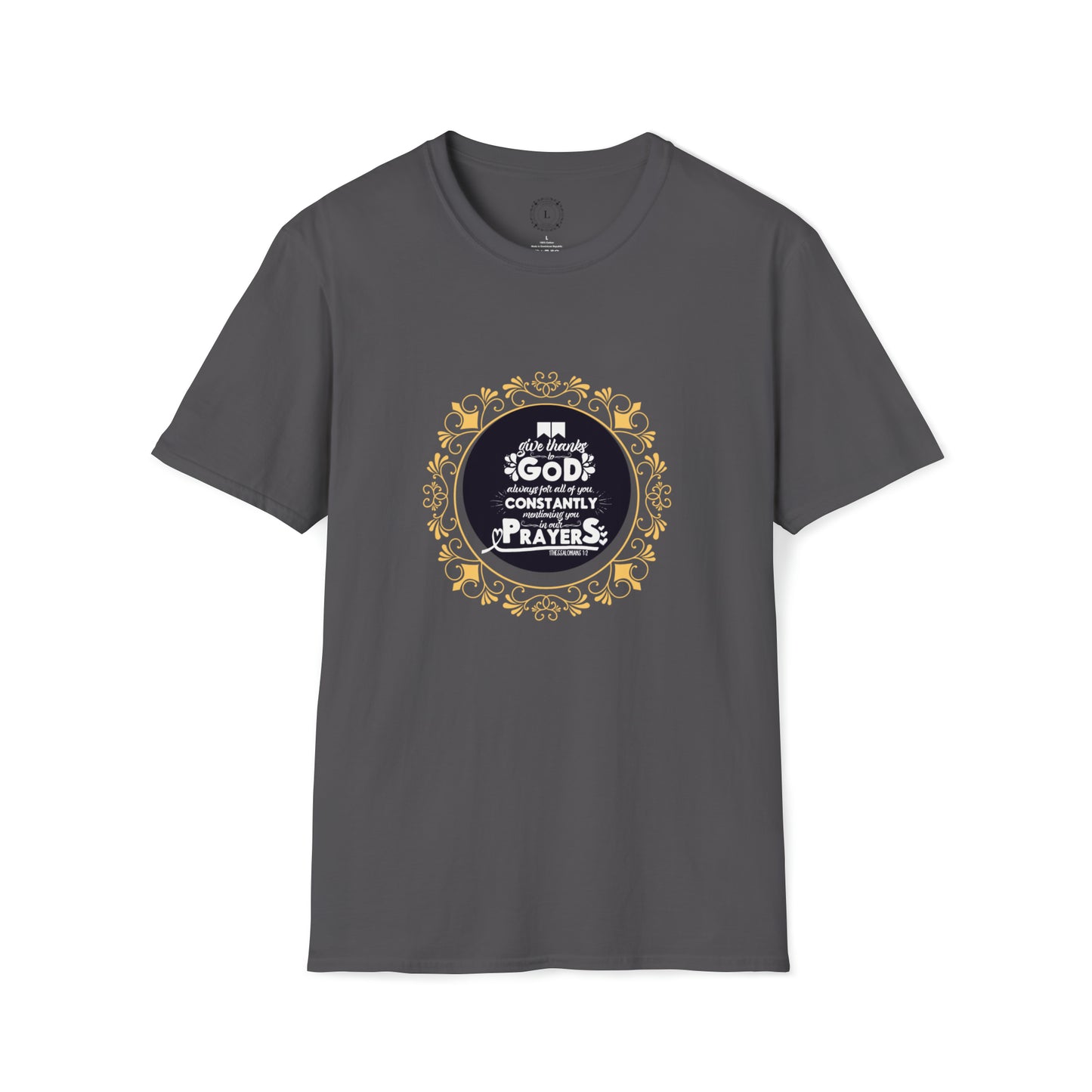Heren & Dames Softstyle T-Shirt God is One 10