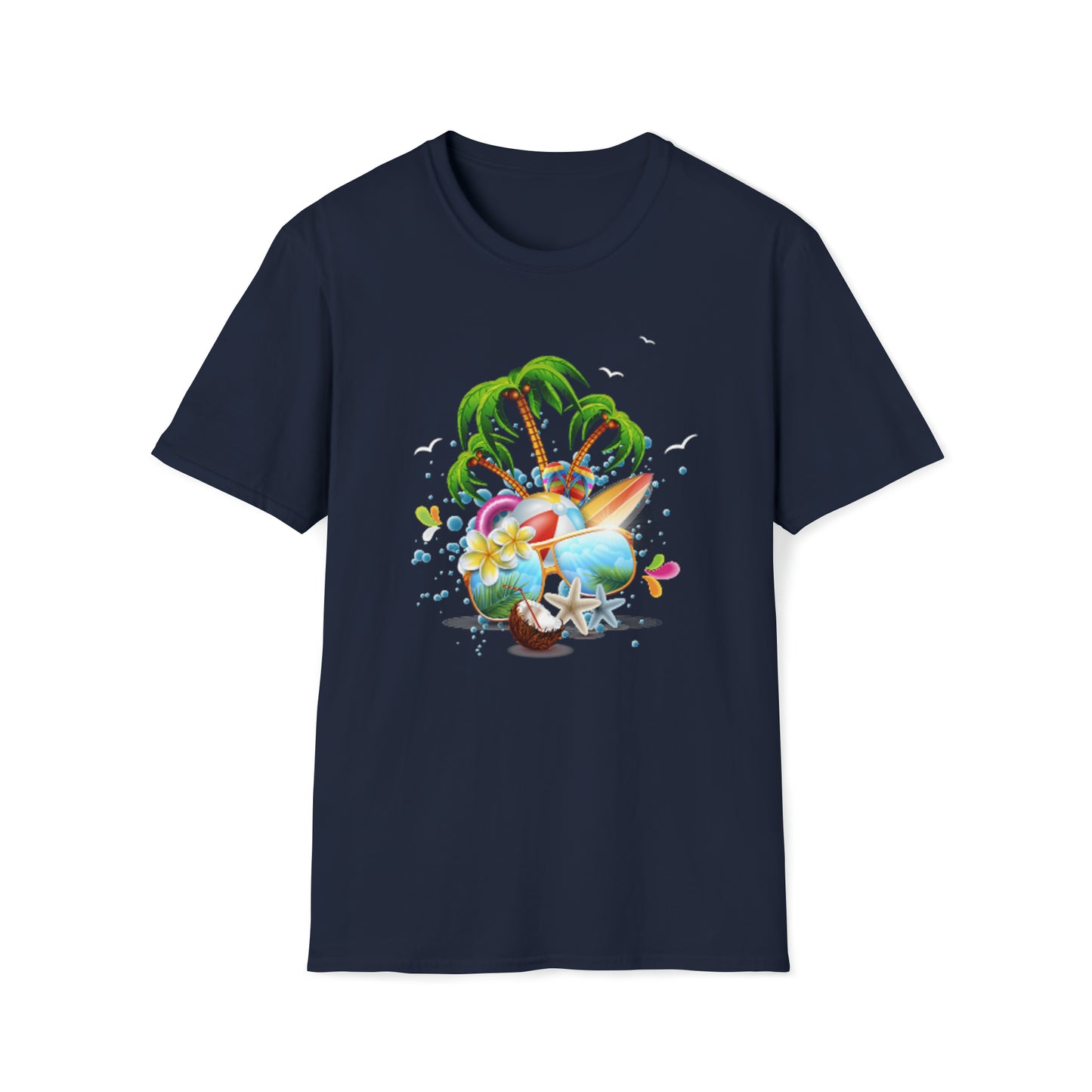 Men and Women Softstyle T-Shirt The Child In Me 03 Beach
