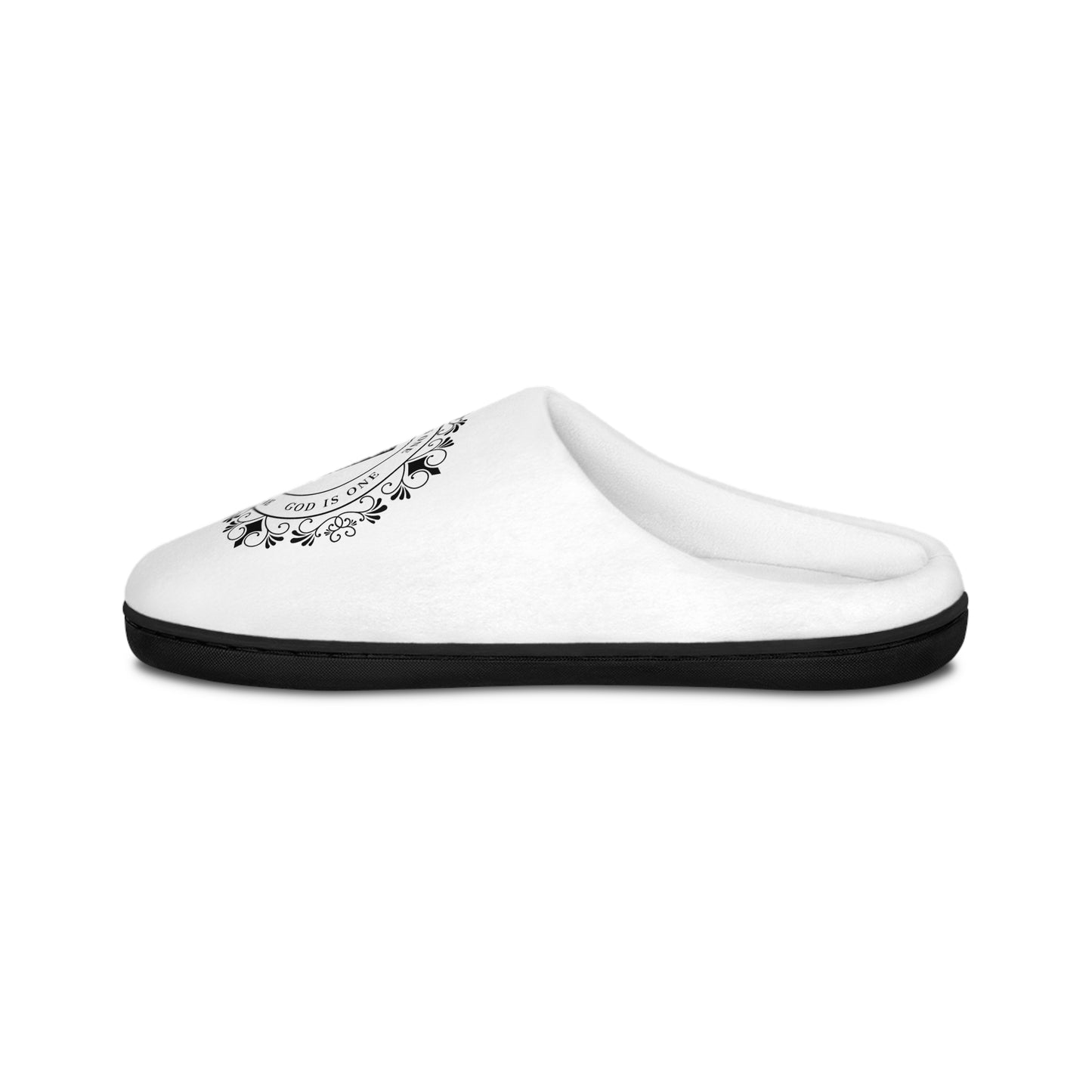 Men and Women Indoor Slippers God is One 05