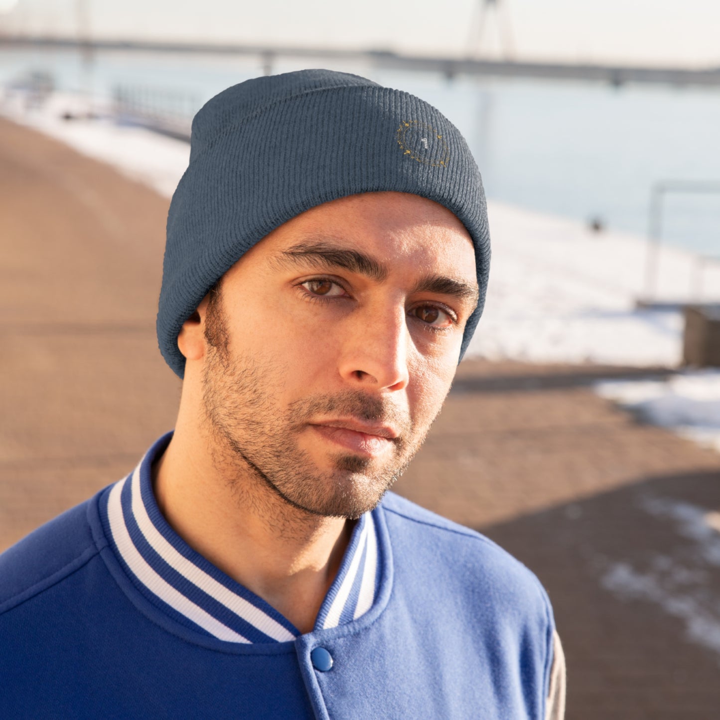 Knit Beanie - Head wear (God is One) 04