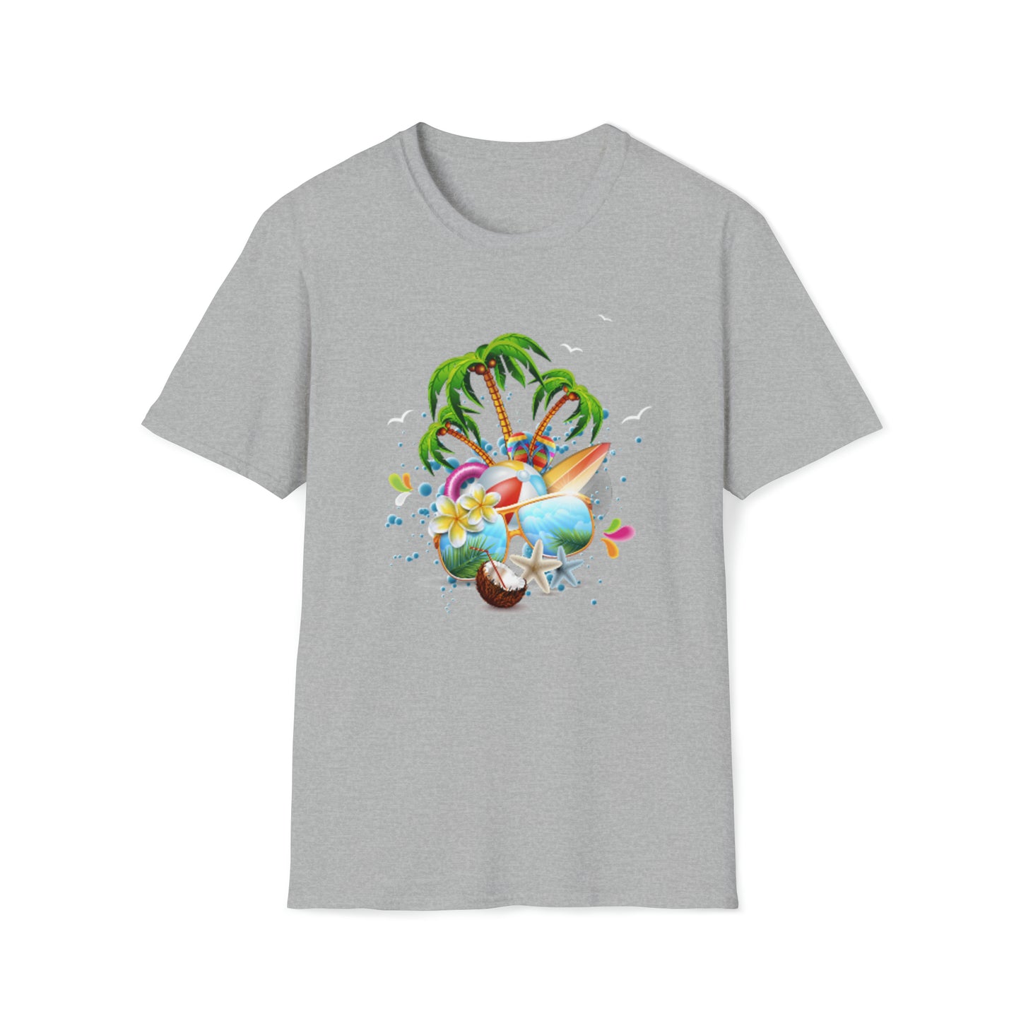 Men and Women Softstyle T-Shirt The Child In Me 03 Beach