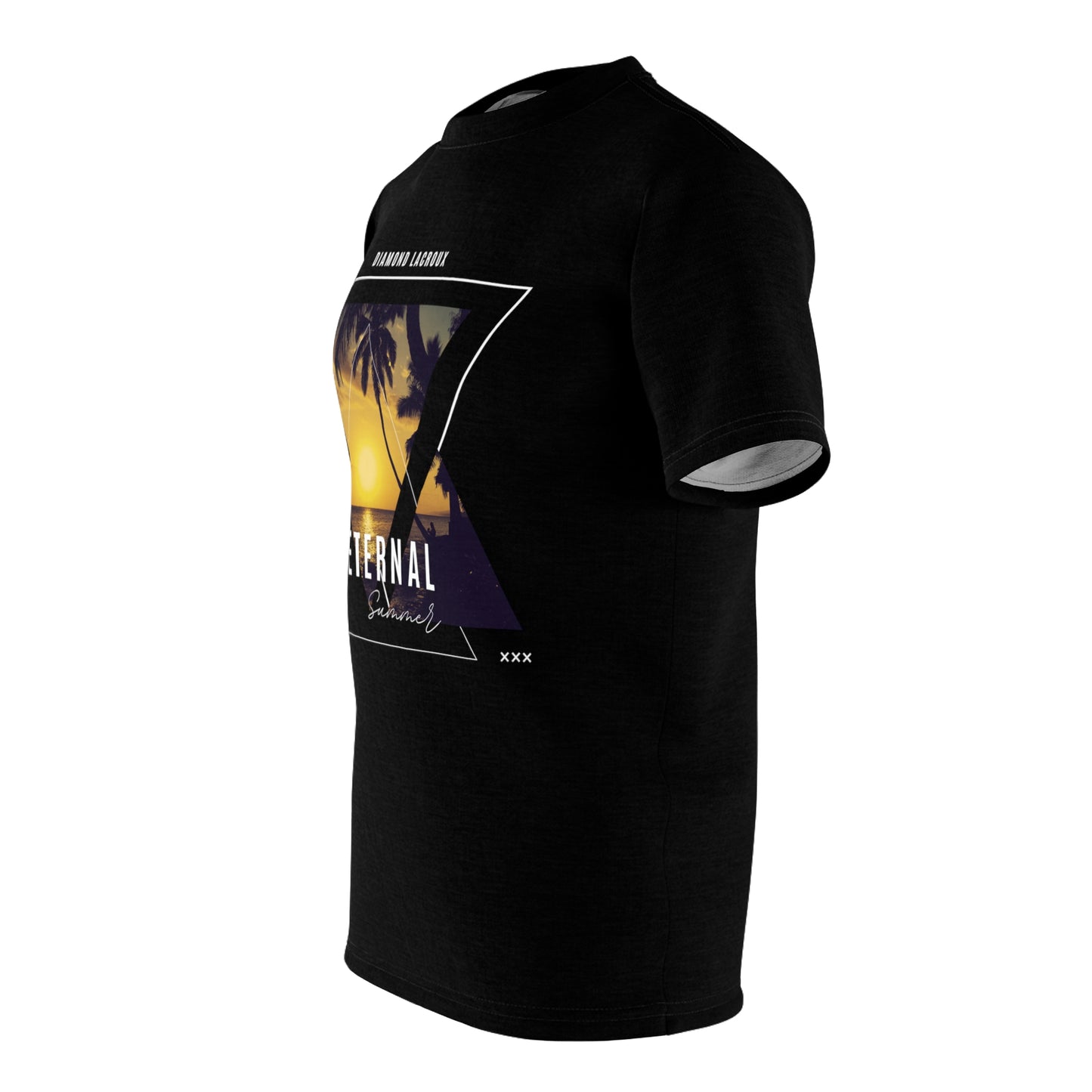Men and Women Cut & Sew Tee (AOP) 'Eternal Summer' - Lacroux Summer Collection