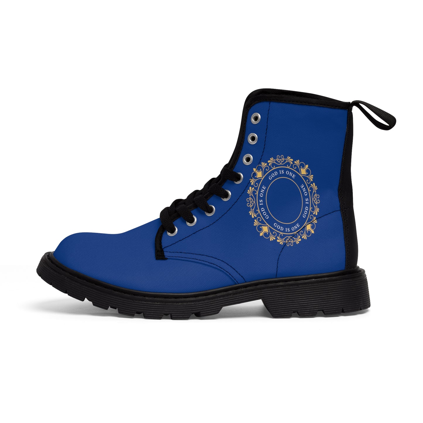 Men and Women Canvas Boots God is One 02
