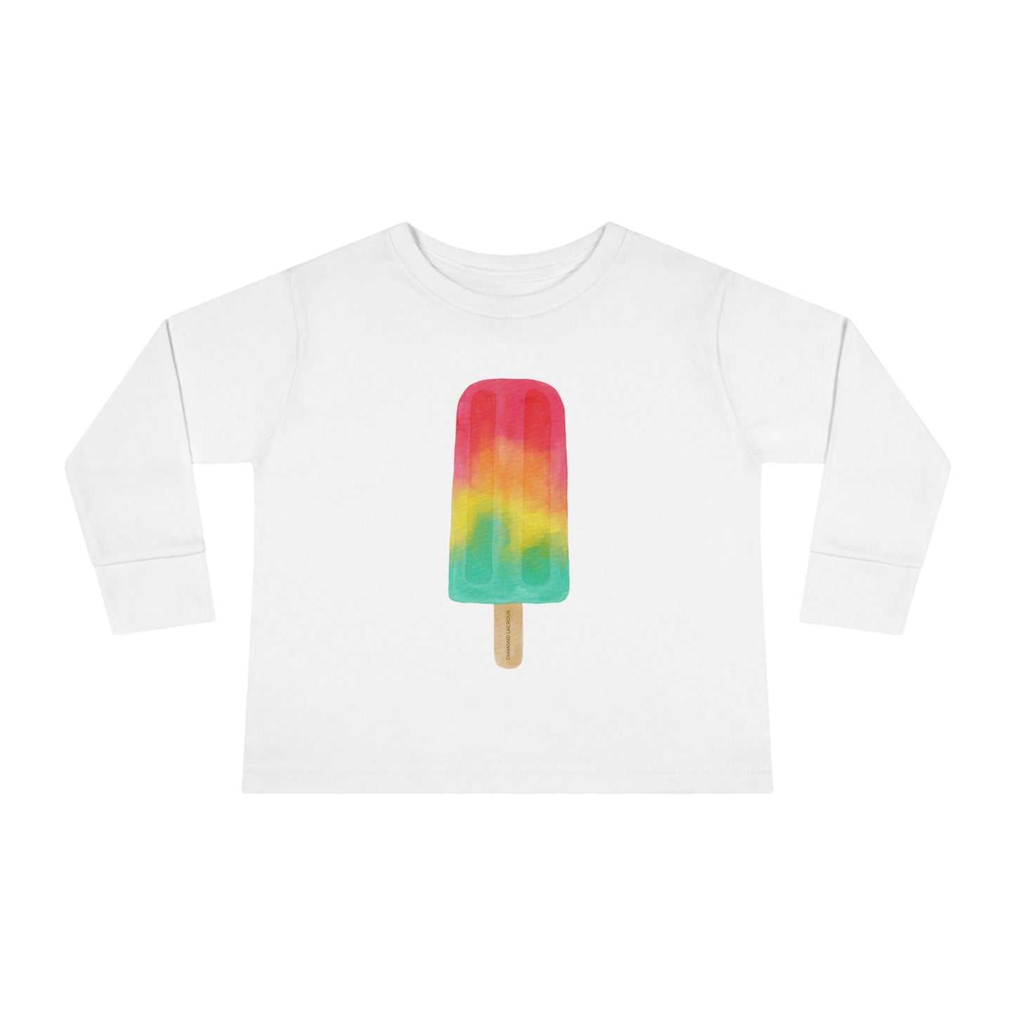 Toddler Long Sleeve Tee 'Icecream Lolly'- Lacroux Kids Summer Collection