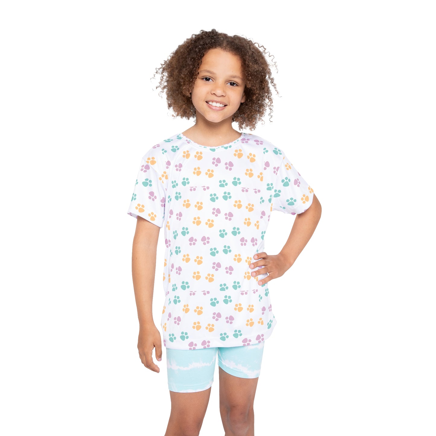 Kids Sports Jersey Paw print All over print