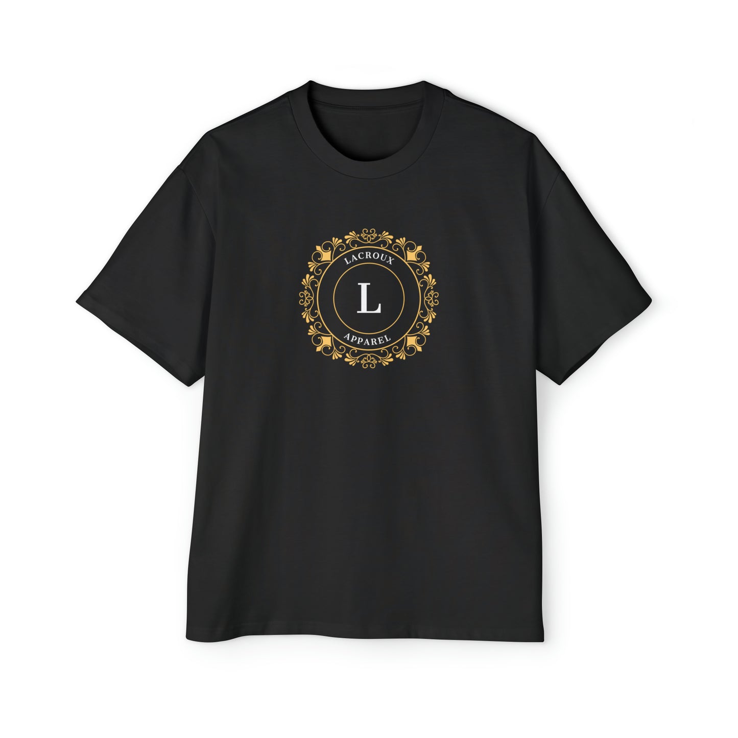 Heren Heavy Oversized Tee Lacroux Logo