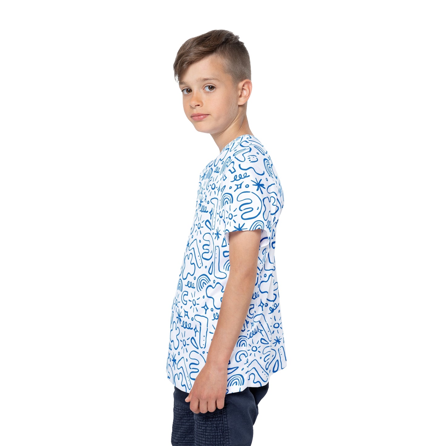 Kids Sports Jersey Doodle All over print