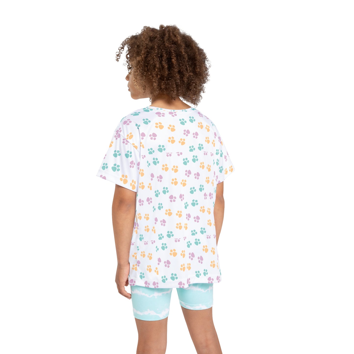 Kids Sports Jersey Paw print All over print